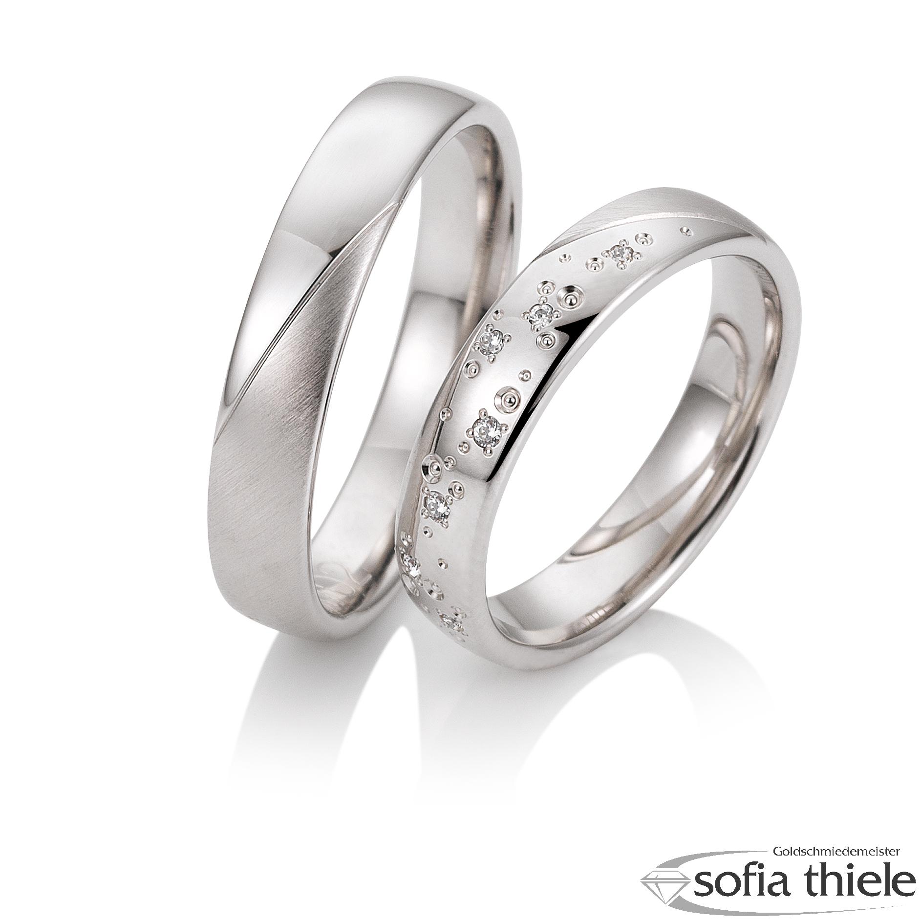 Trauringe Gold Paar 49-81701-0-375W