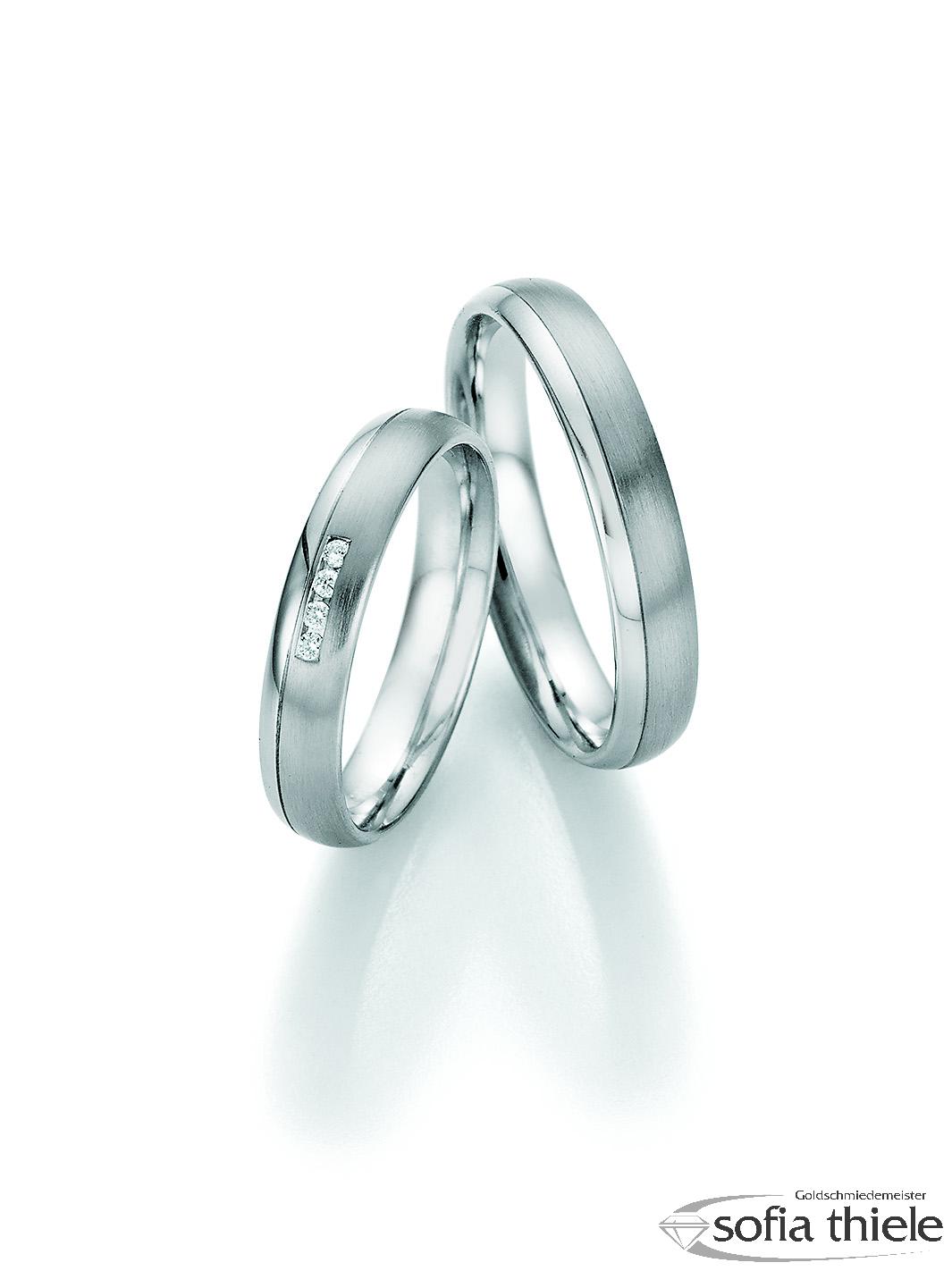 Trauringe Edelstahl Paar 88-22170-040