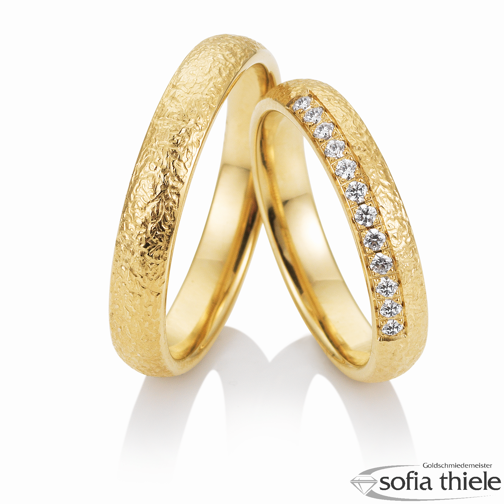 Trauringe Gold Paar 49-81739-0-375G