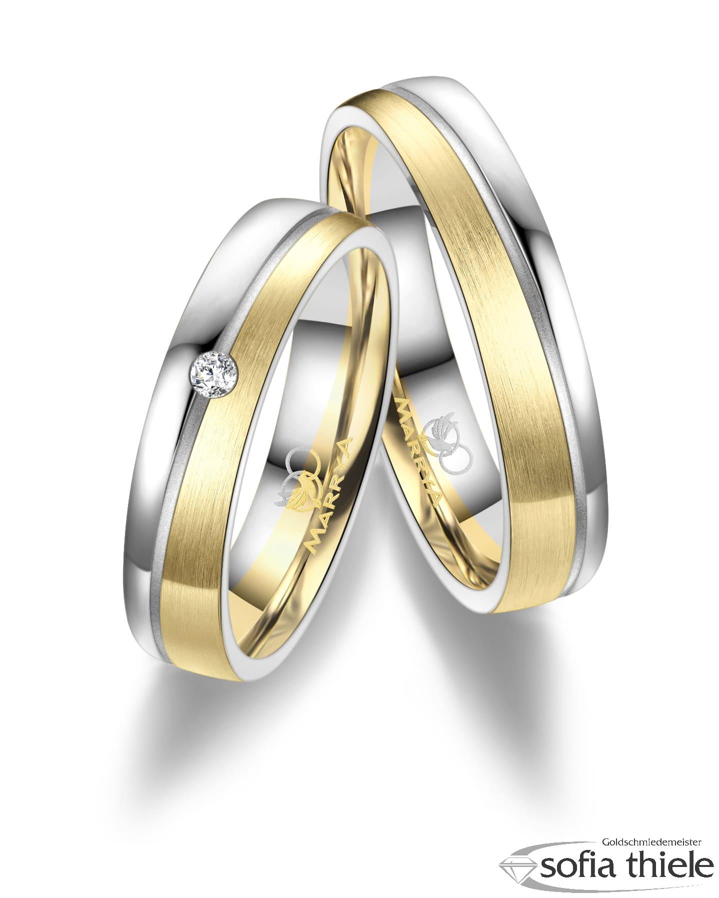 Trauringe Gold Paar GO-41