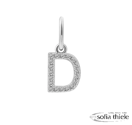 Kettenanhänger Silber m. Zirk. XS10450W-D