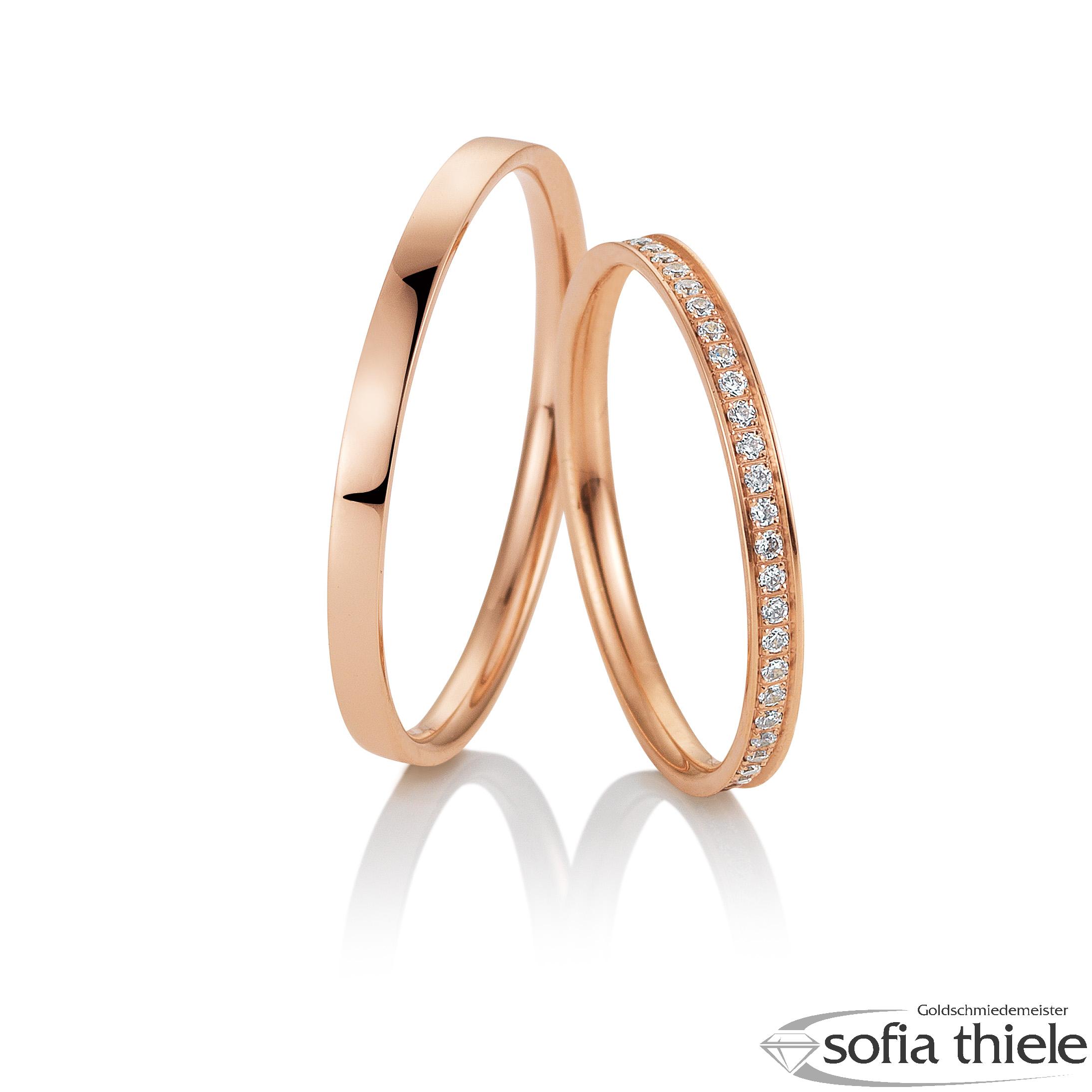 Trauringe Gold Paar 49-81781-375R