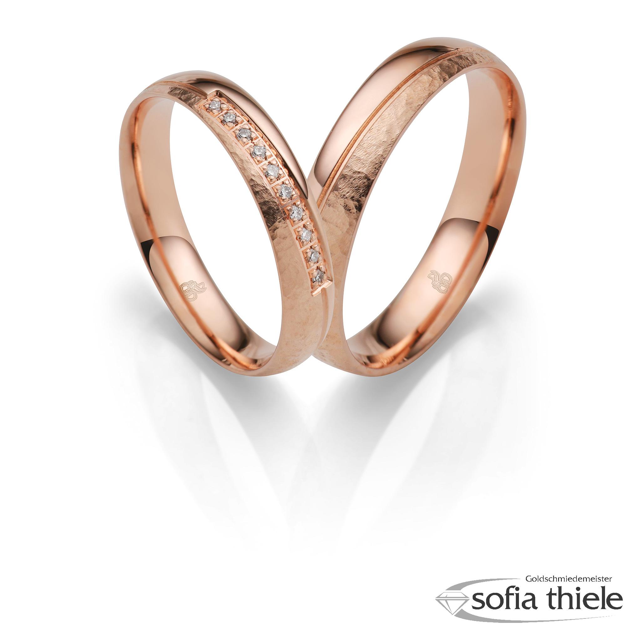 Trauringe Gold Paar R-10-04906-040-375