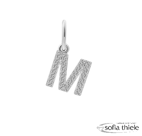 Kettenanhänger Silber m. Zirk. XS10450W-M