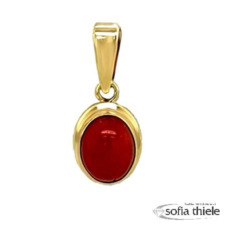 Kettenanhänger Gold m. Farbst. 64.0822.31