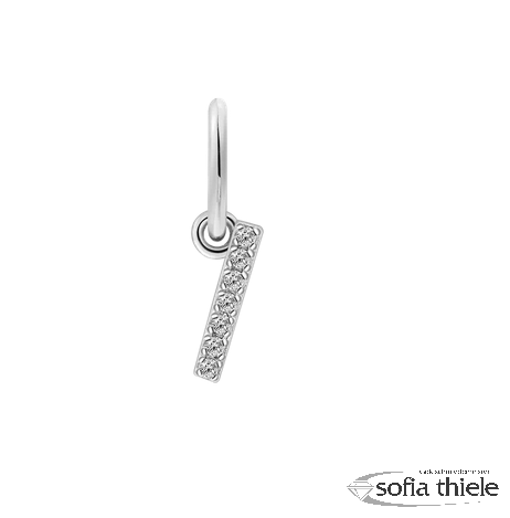 Kettenanhänger Silber m. Zirk. XS10450W-I