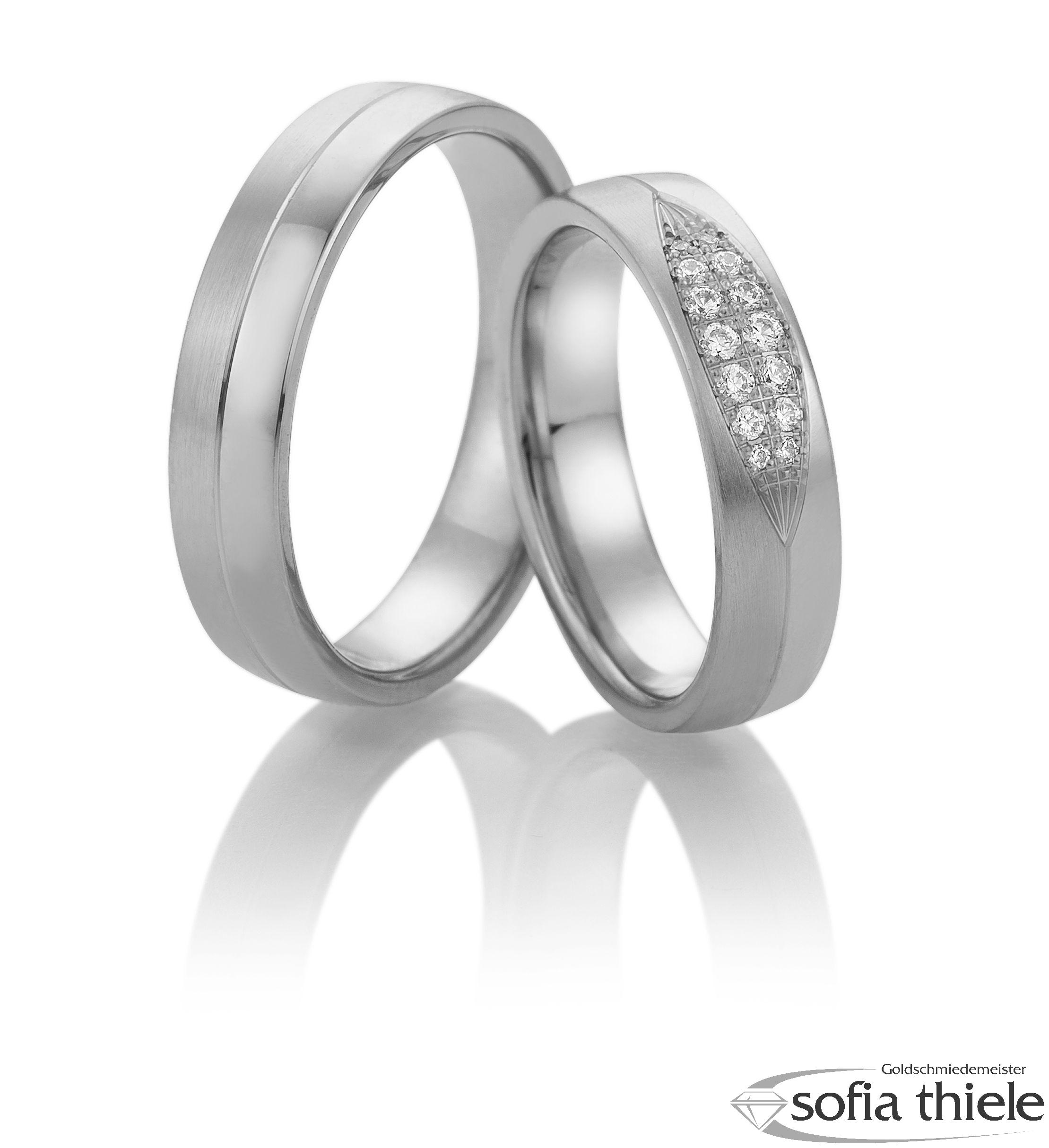 Trauringe Gold Paar 49-81646-47-375W