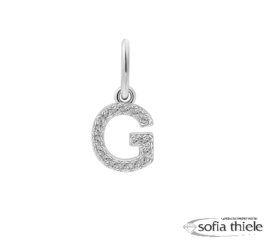 Kettenanhänger Silber m. Zirk. XS10450W-G