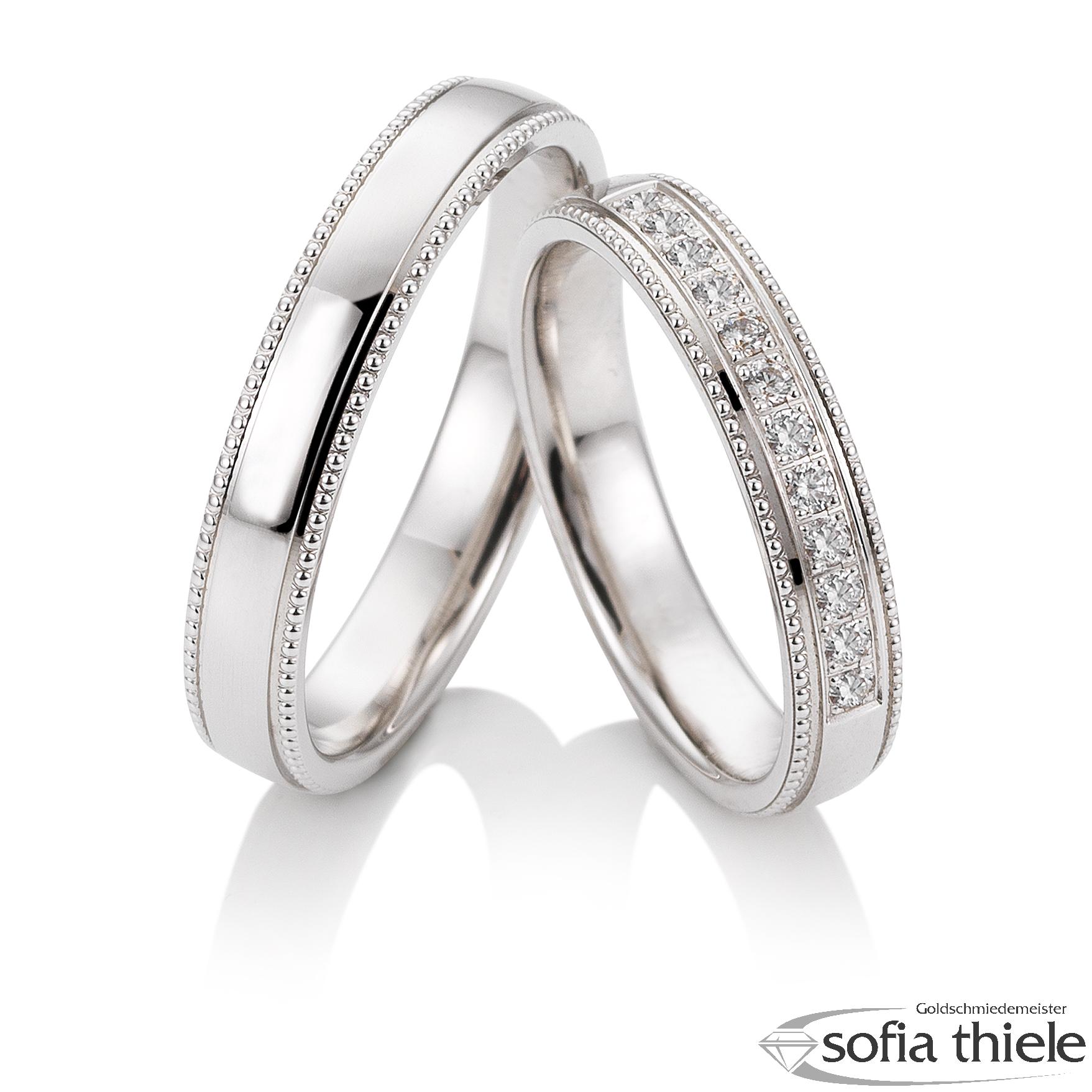 Trauringe Gold Paar 49-81707-0-375W