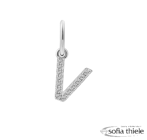 Kettenanhänger Silber m. Zirk. XS10450W-V