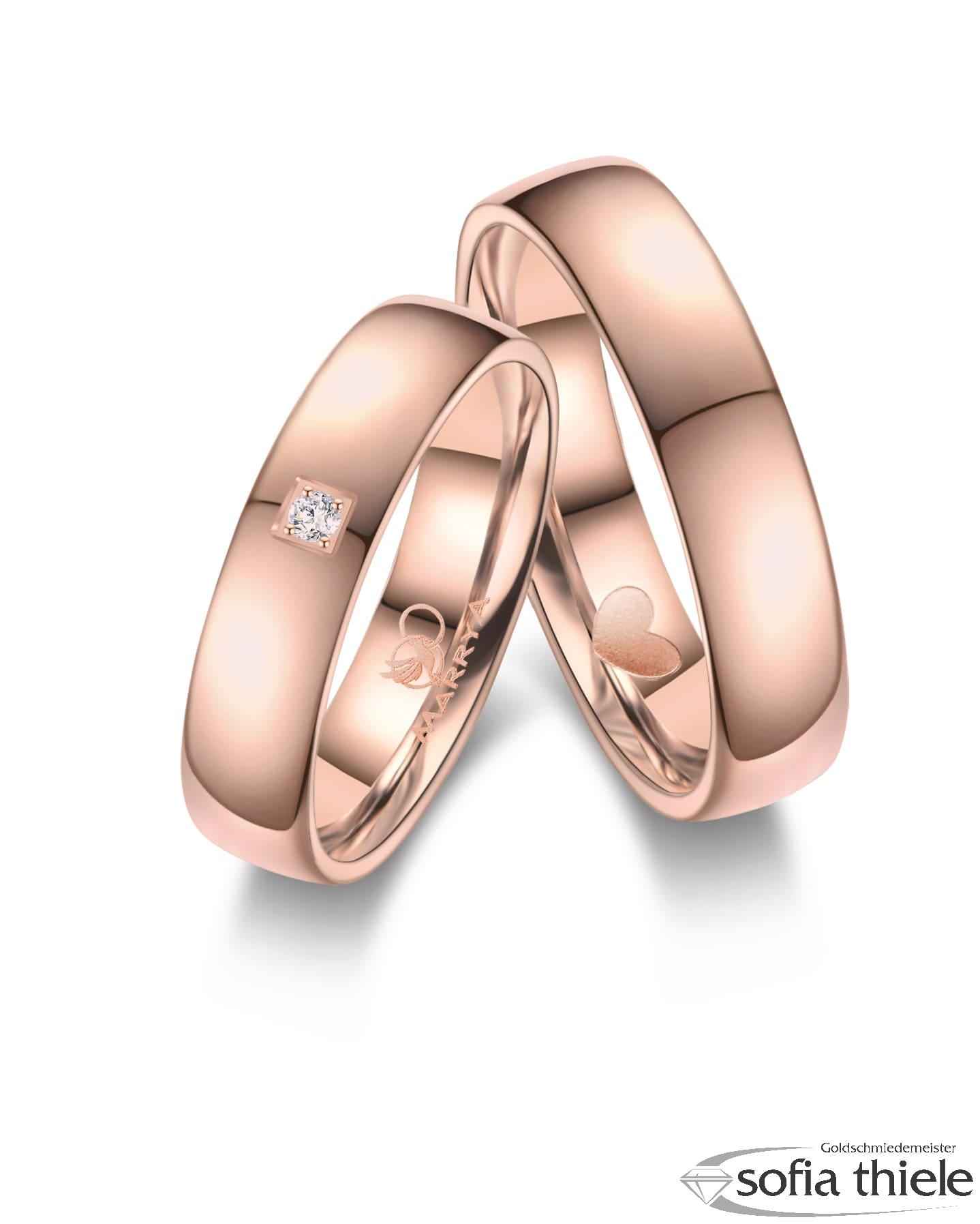 Trauringe Edelstahl Paar ES-31