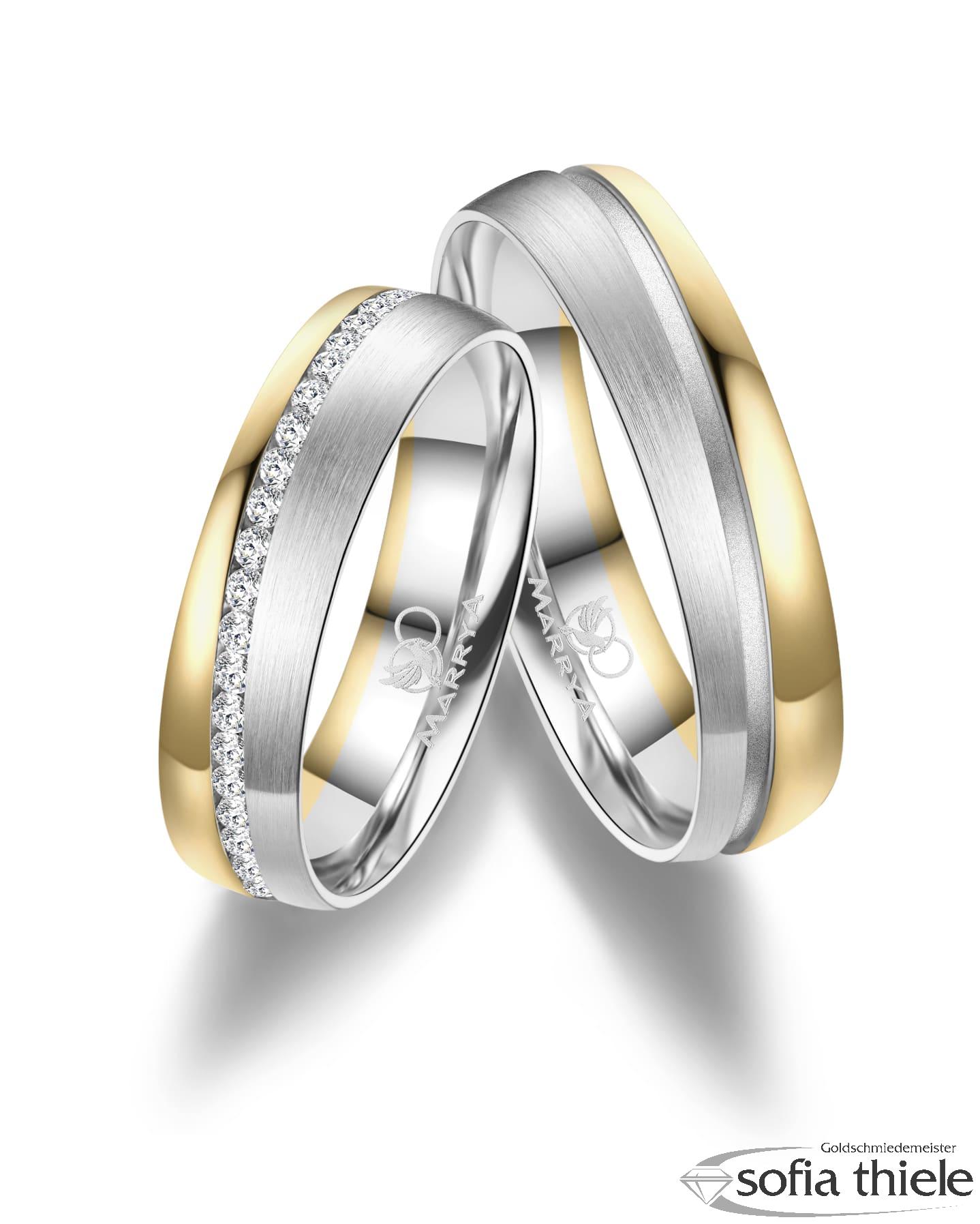 Trauringe Gold Paar GO-42