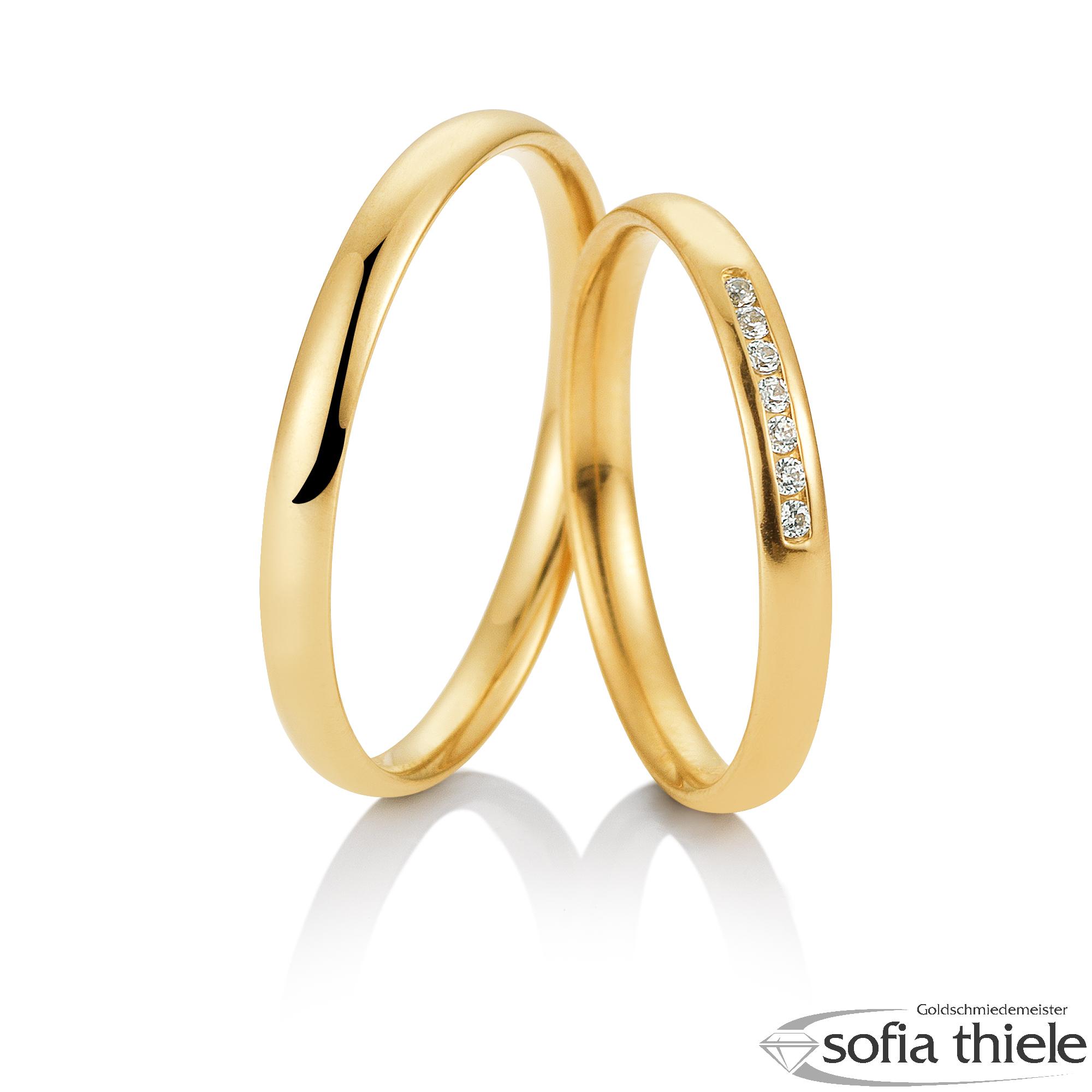 Trauringe Gold Paar 49-81773-375G