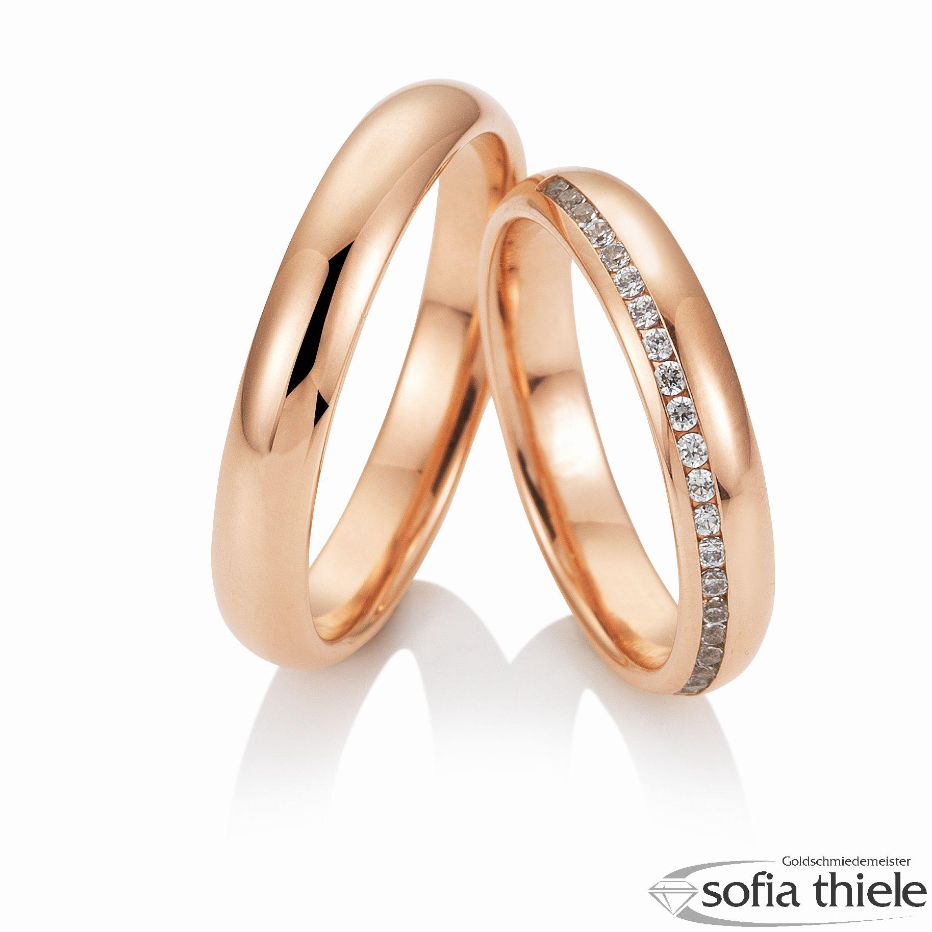 Trauringe Gold Paar 49-81705-0-375R