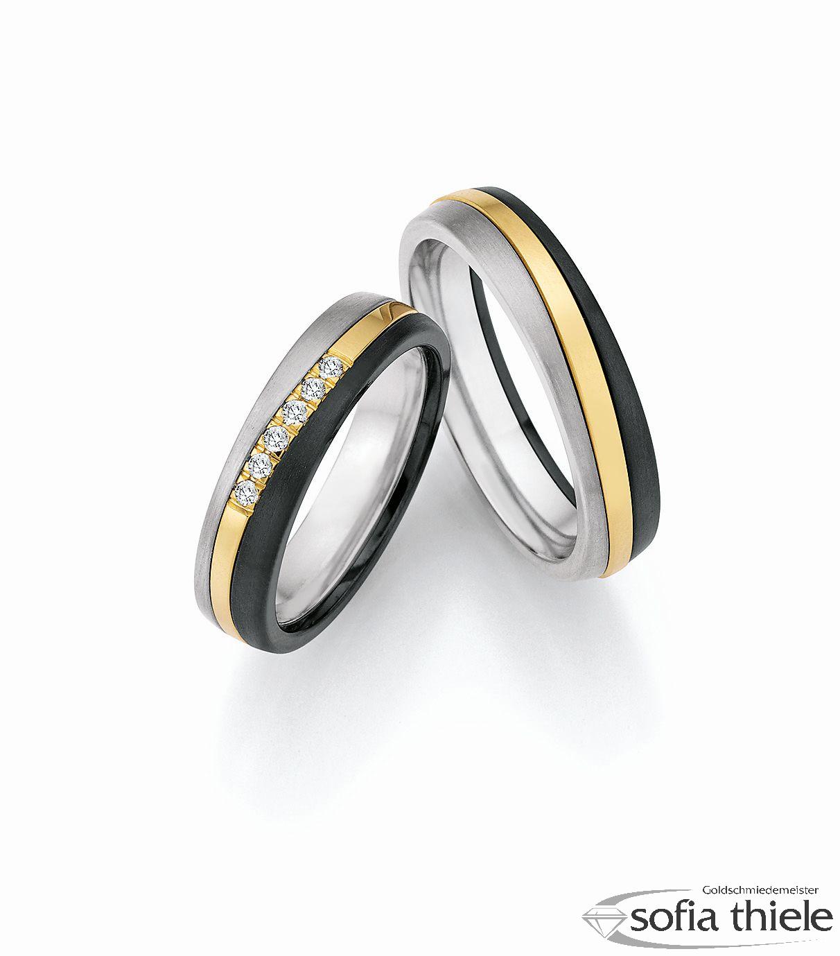 Trauringe Gold Paar 14-20010-20-1461