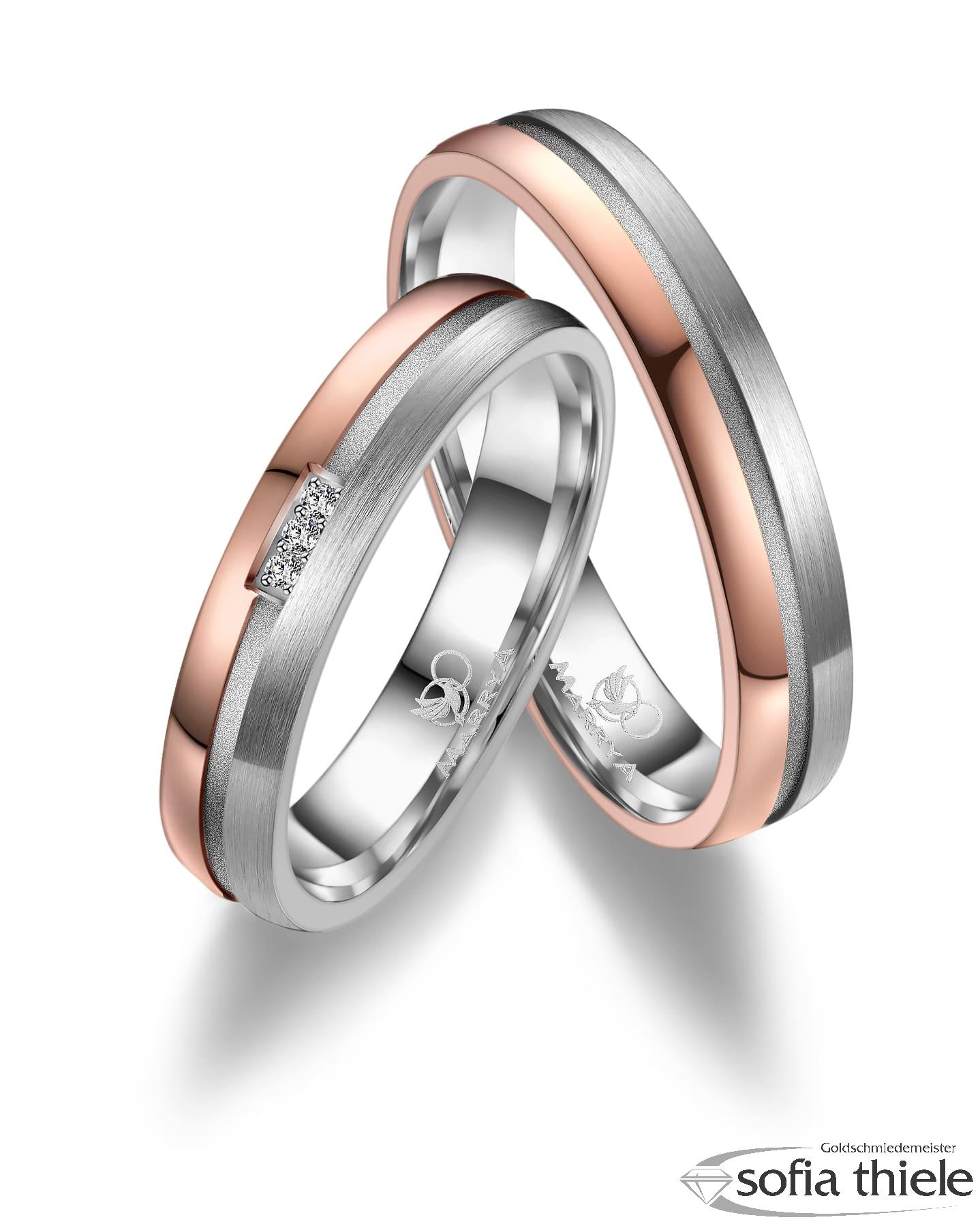 Trauringe Titan Paar TI-14