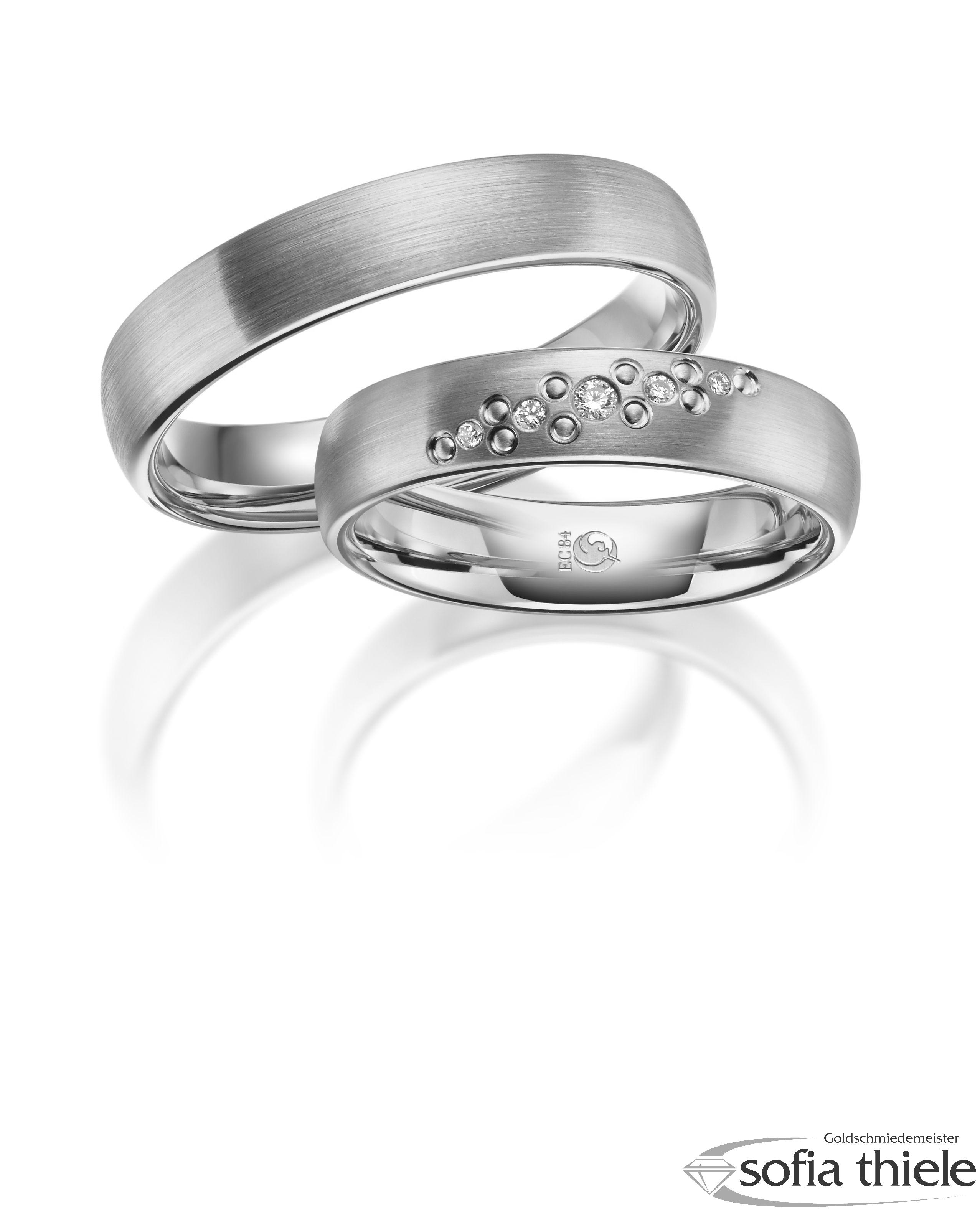 Trauringe Gold Paar RU-1636-1-375W