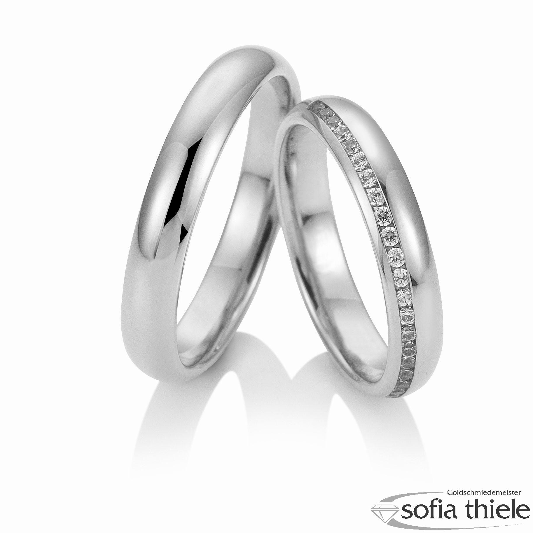 Trauringe Gold Paar 49-81705-0-375W