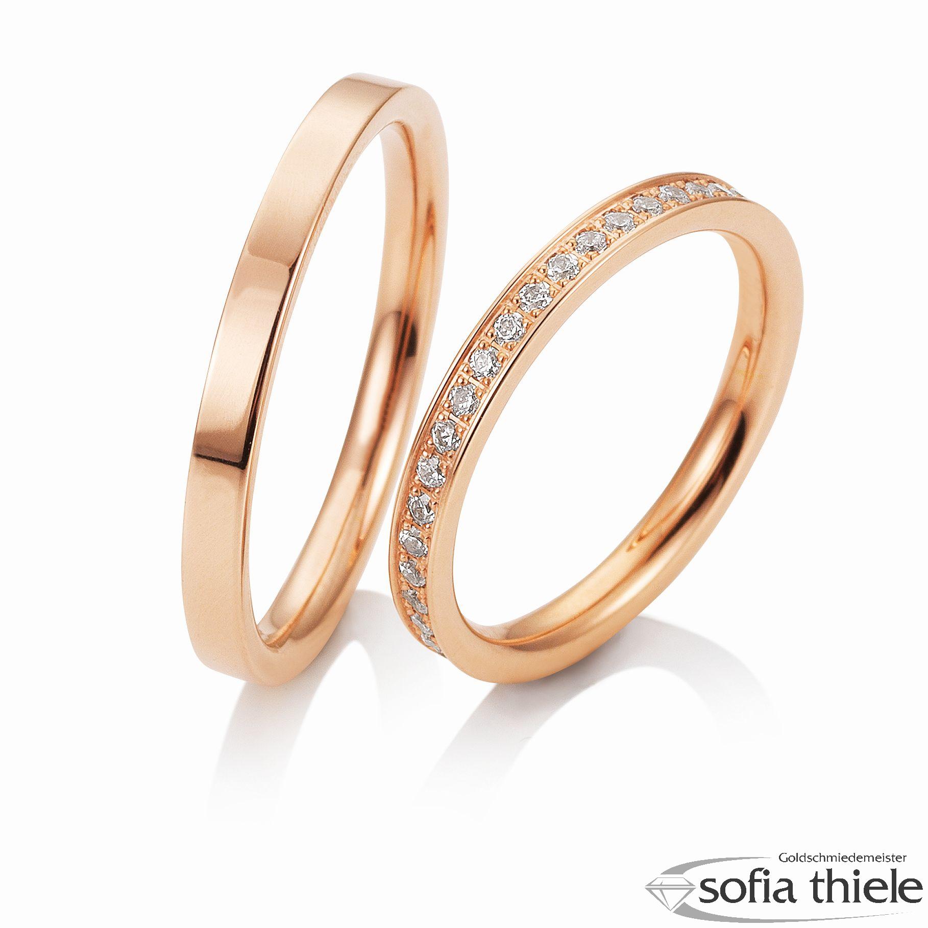 Trauringe Gold Paar 49-81715-0-375R