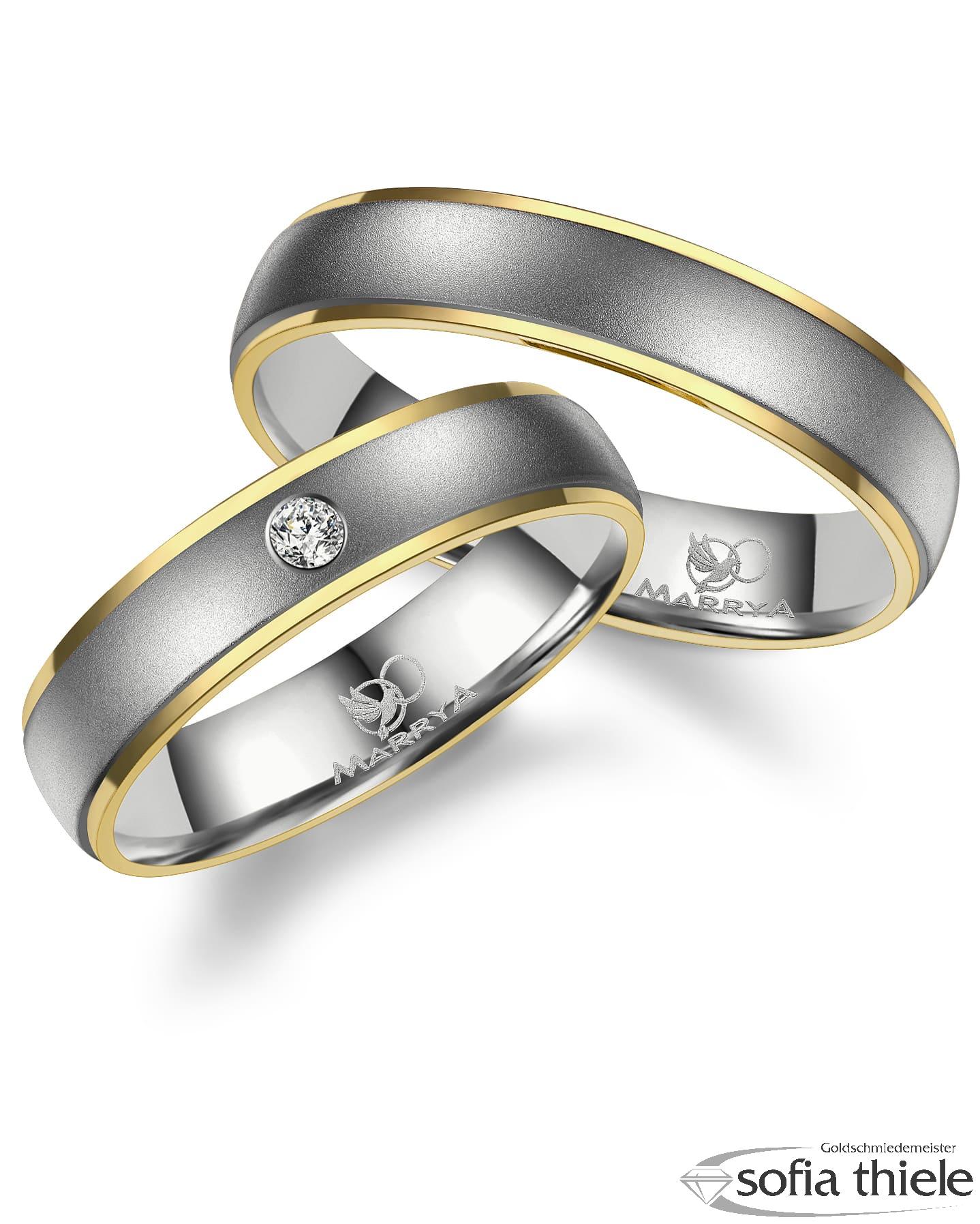 Trauringe Titan Paar TI-11