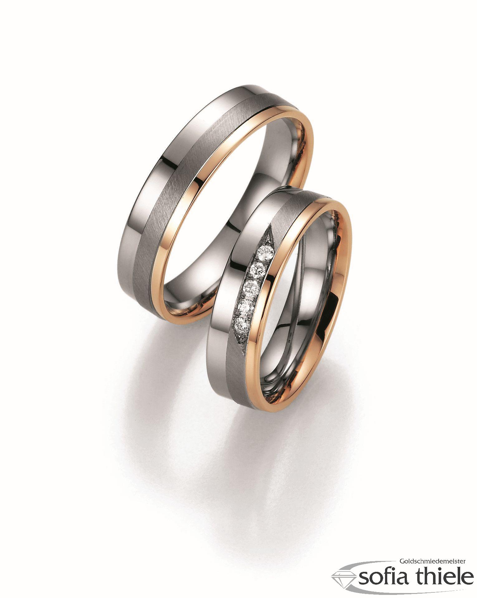 Trauring Palladium Paar 88413