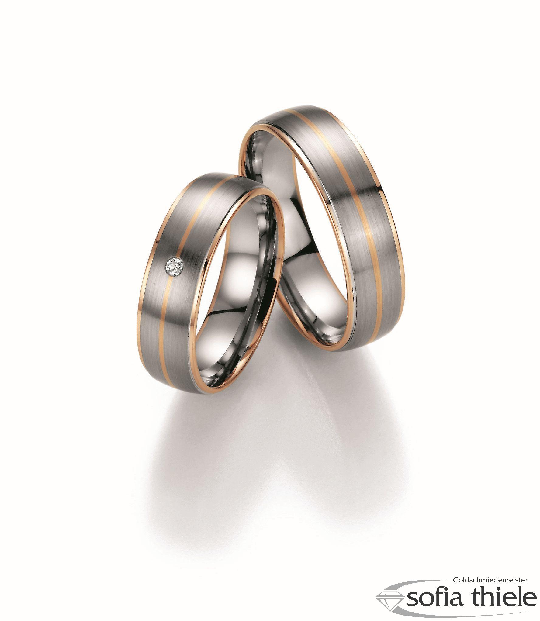 Trauring Palladium Paar 88414