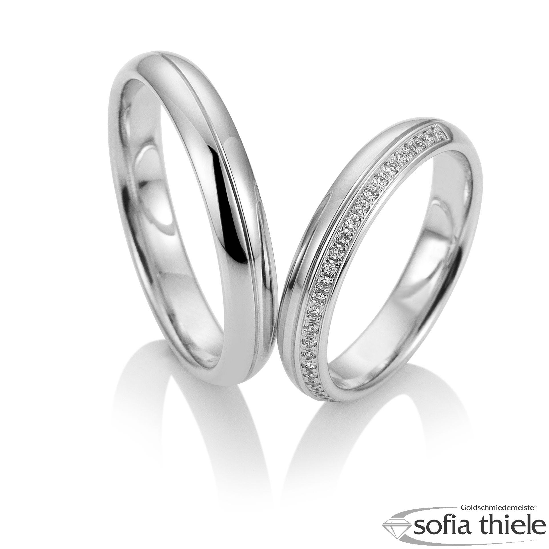 Trauringe Gold Paar 49-81721-0-375W