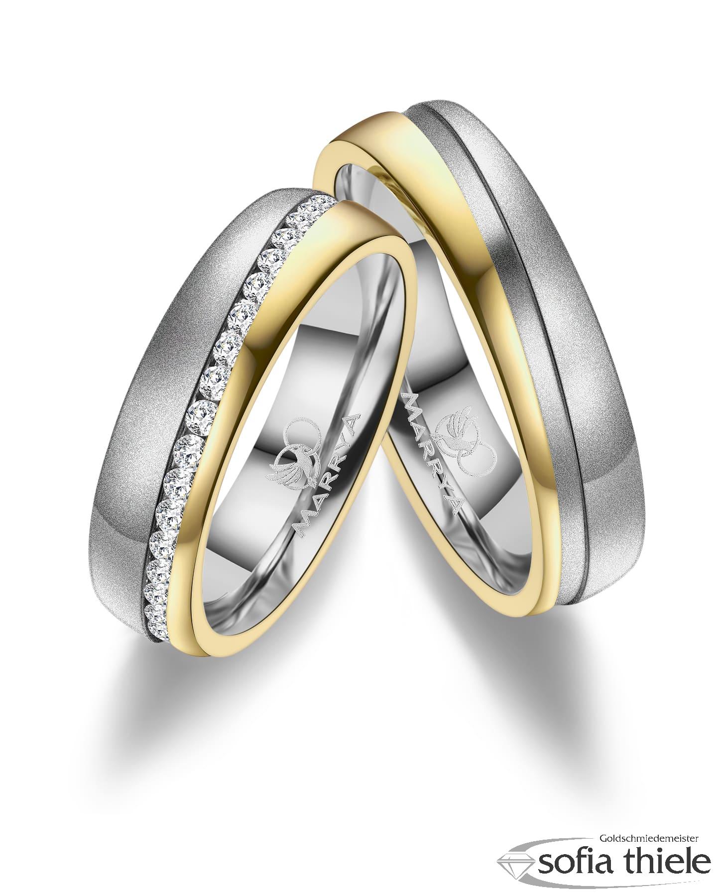 Trauringe Edelstahl Paar ES-32