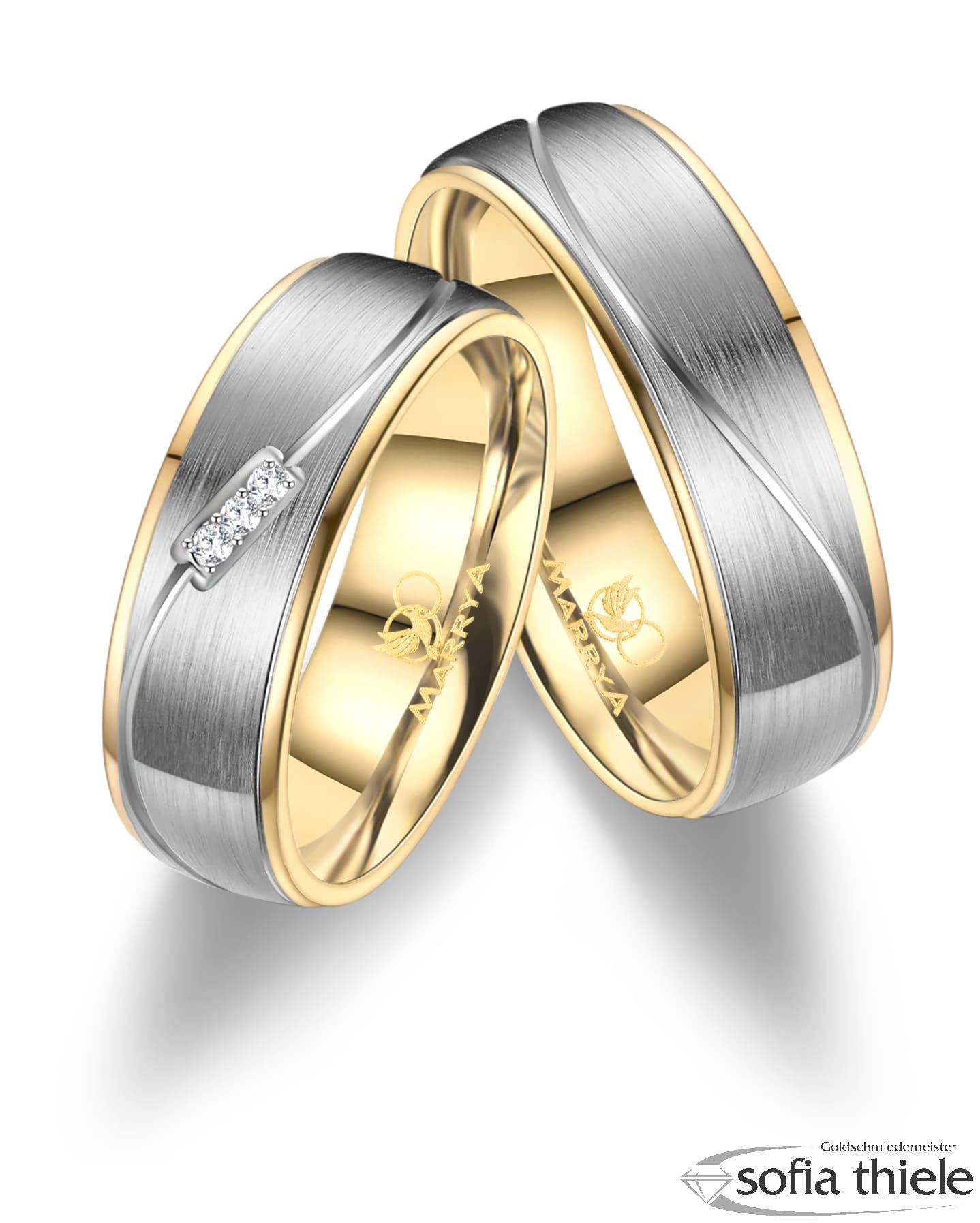 Trauringe Titan Paar TI-05