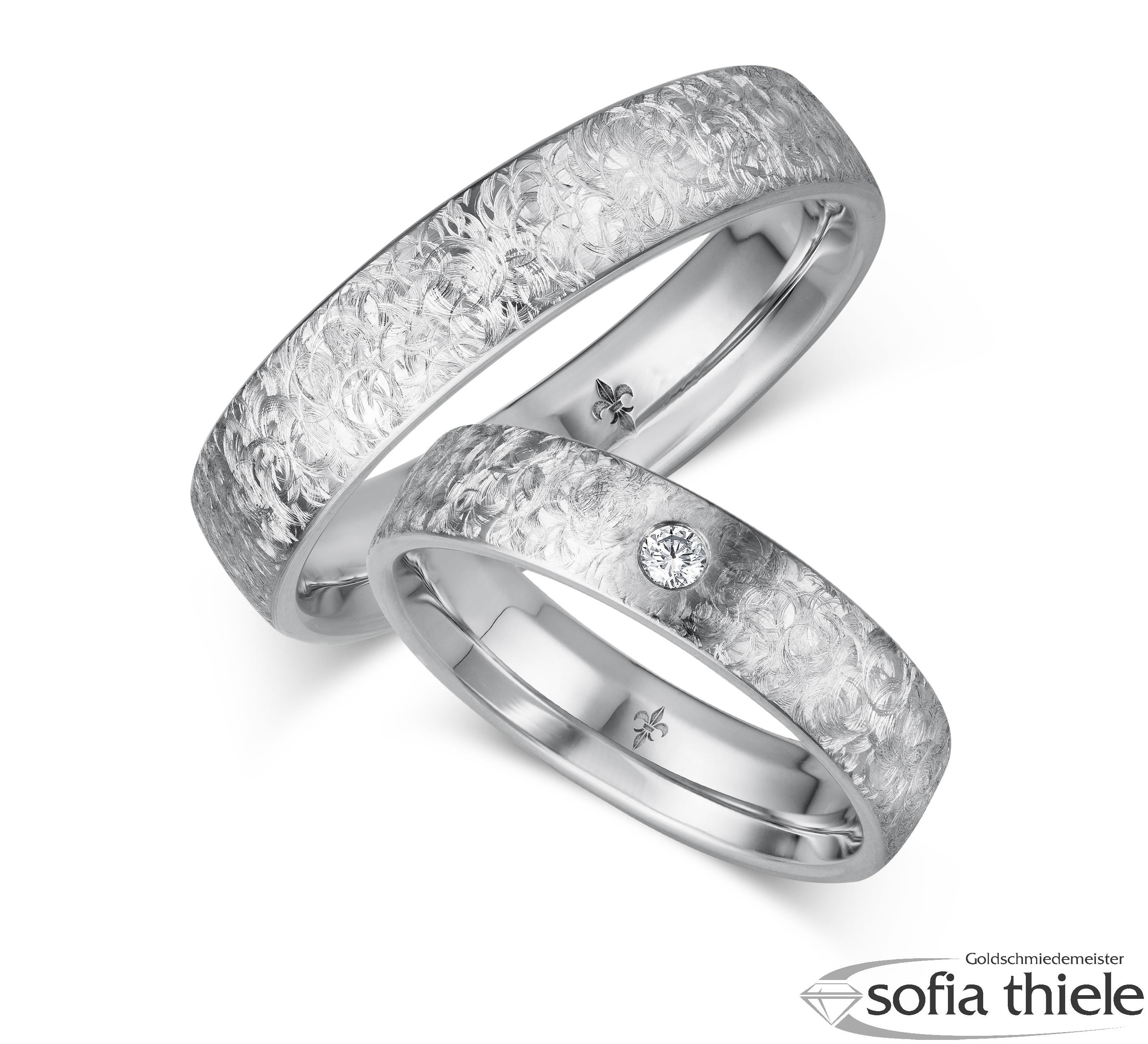 Trauringe Gold Paar TR-00039W-375