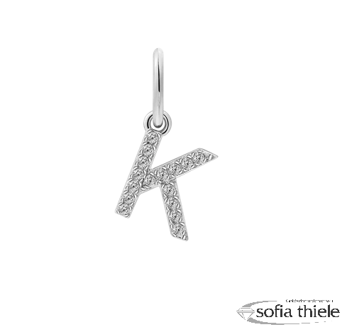 Kettenanhänger Silber m. Zirk. XS10450W-K