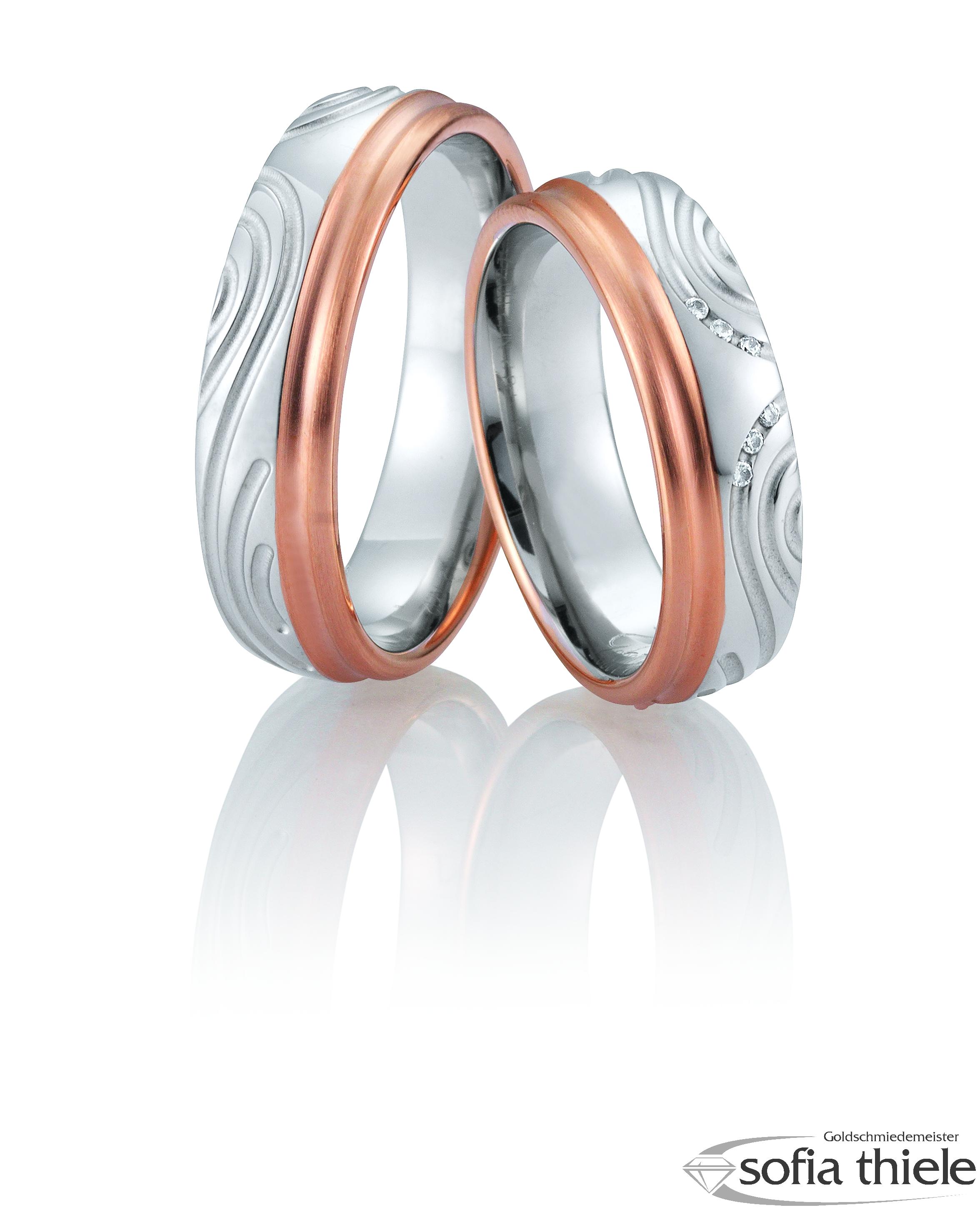 Trauring Palladium Paar B-48-02663-64