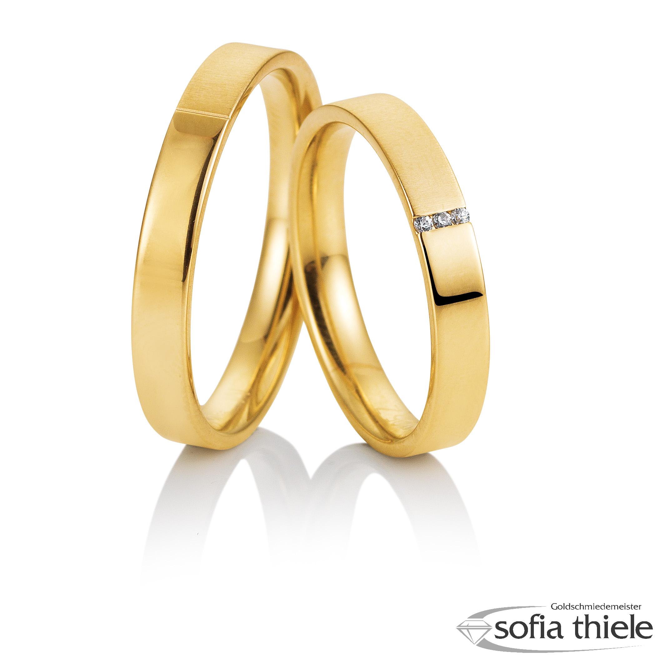 Trauringe Gold Paar 49-81759-585G