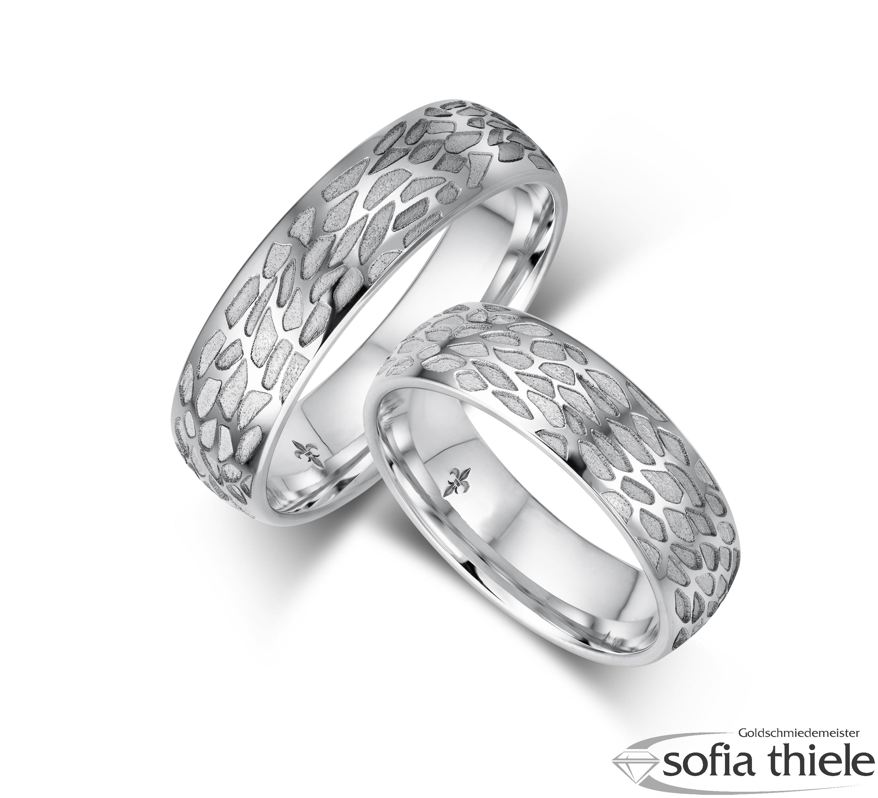 Trauringe Gold Paar TR-00044W-375