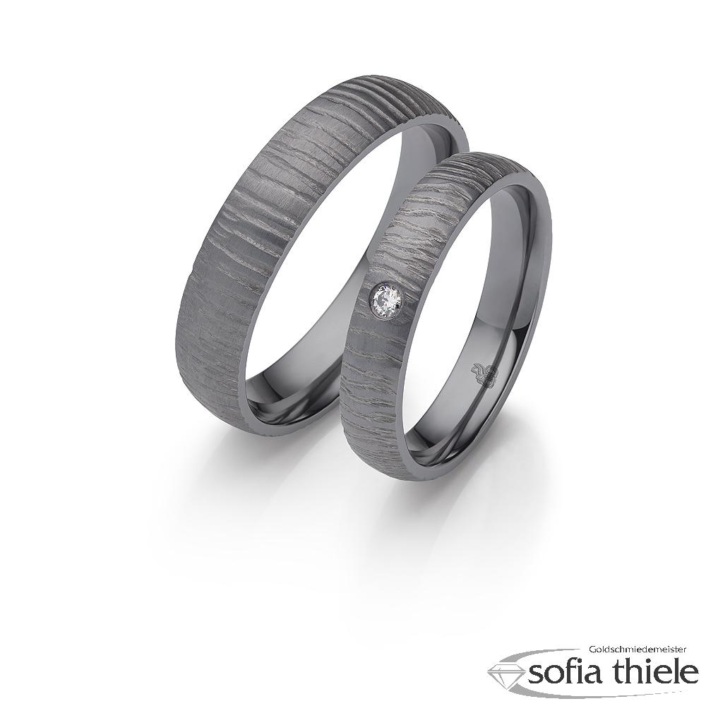 Trauringe Tantal Paar R-91-00121-040