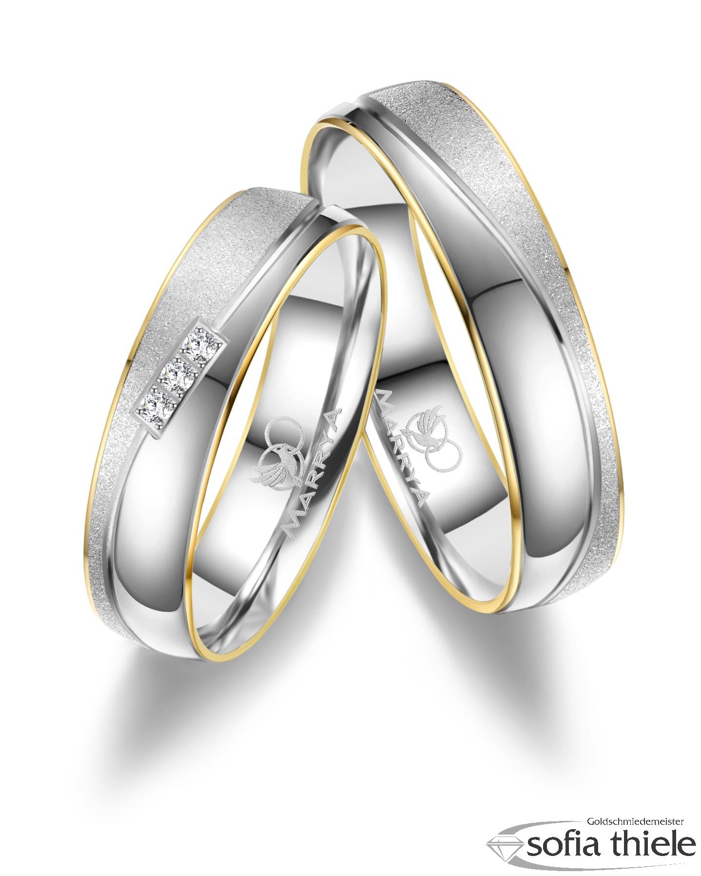 Trauringe Gold Paar GO-43