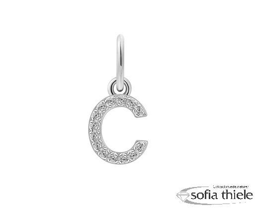 Kettenanhänger Silber m. Zirk. XS10450W-C