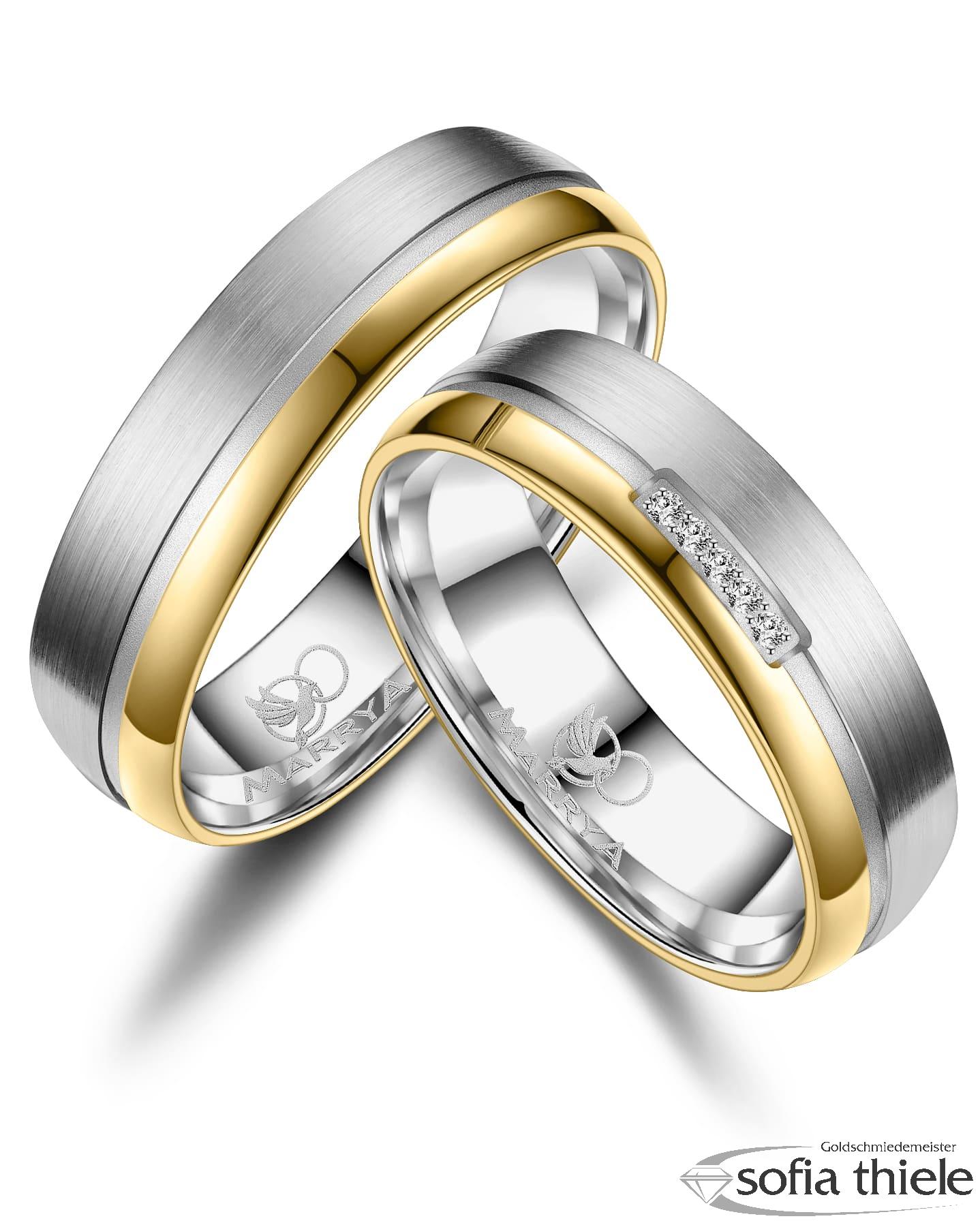 Trauringe Titan Paar TI-15