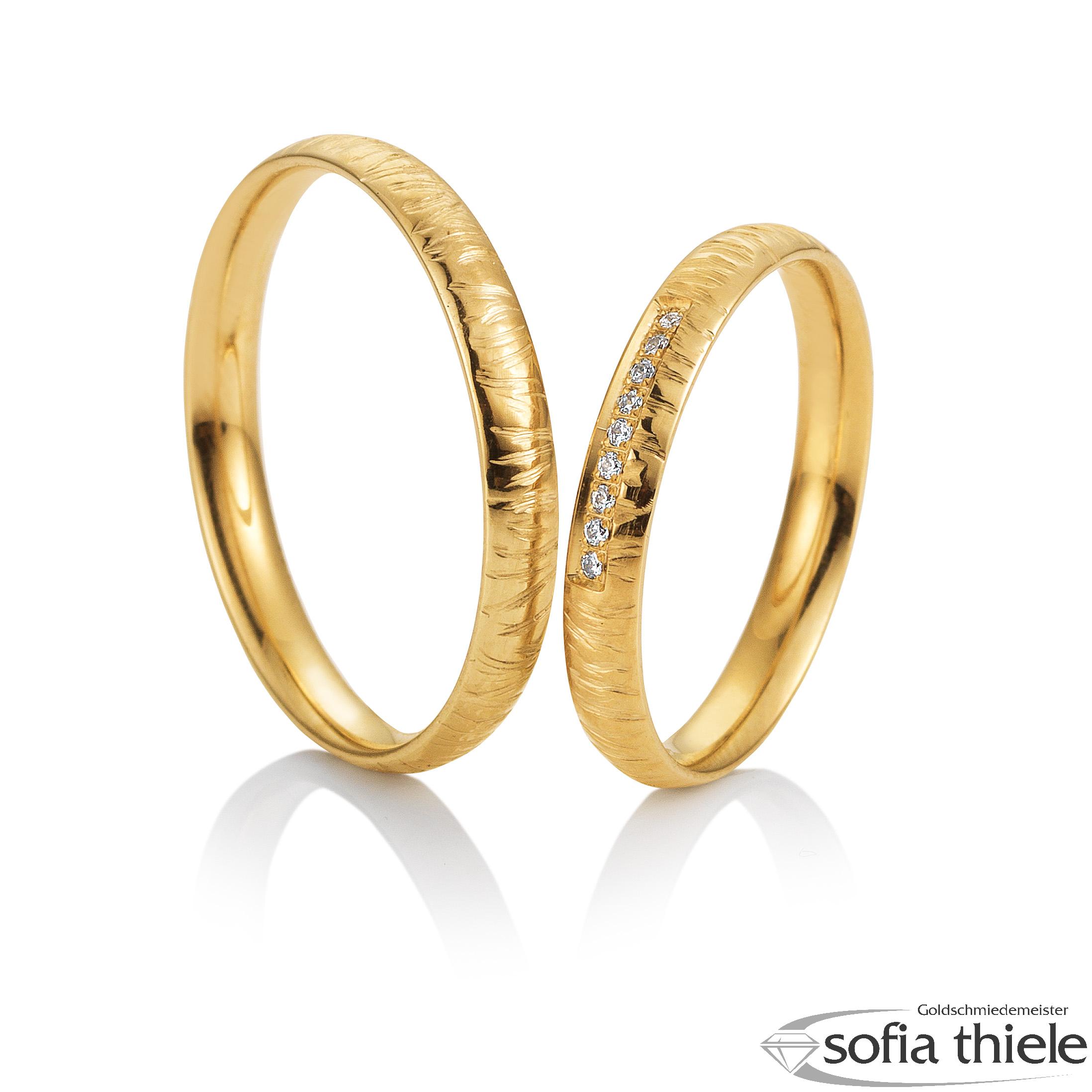 Trauringe Gold Paar 49-81777-585G