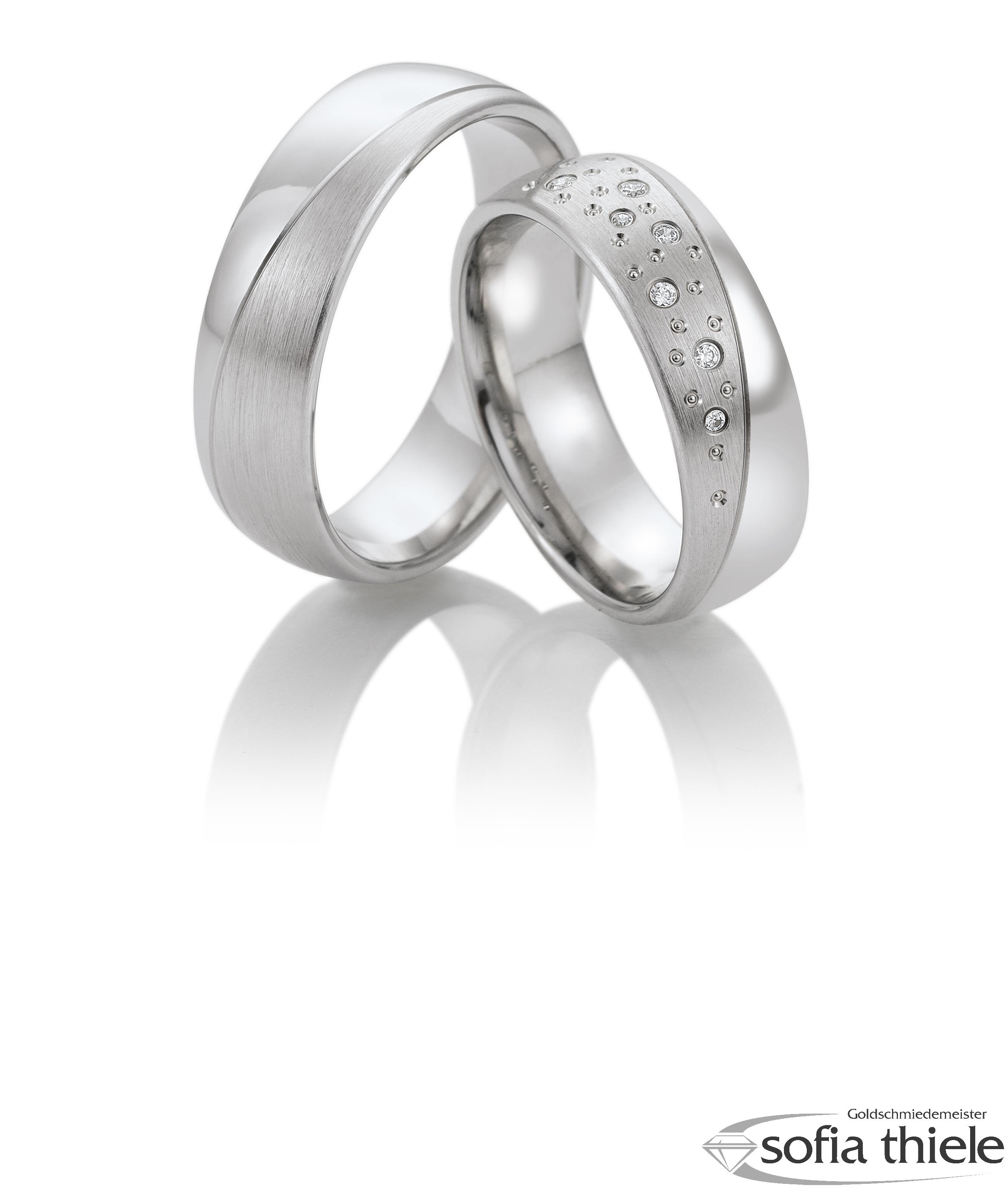 Trauringe Gold Paar 49-81658-59-375W