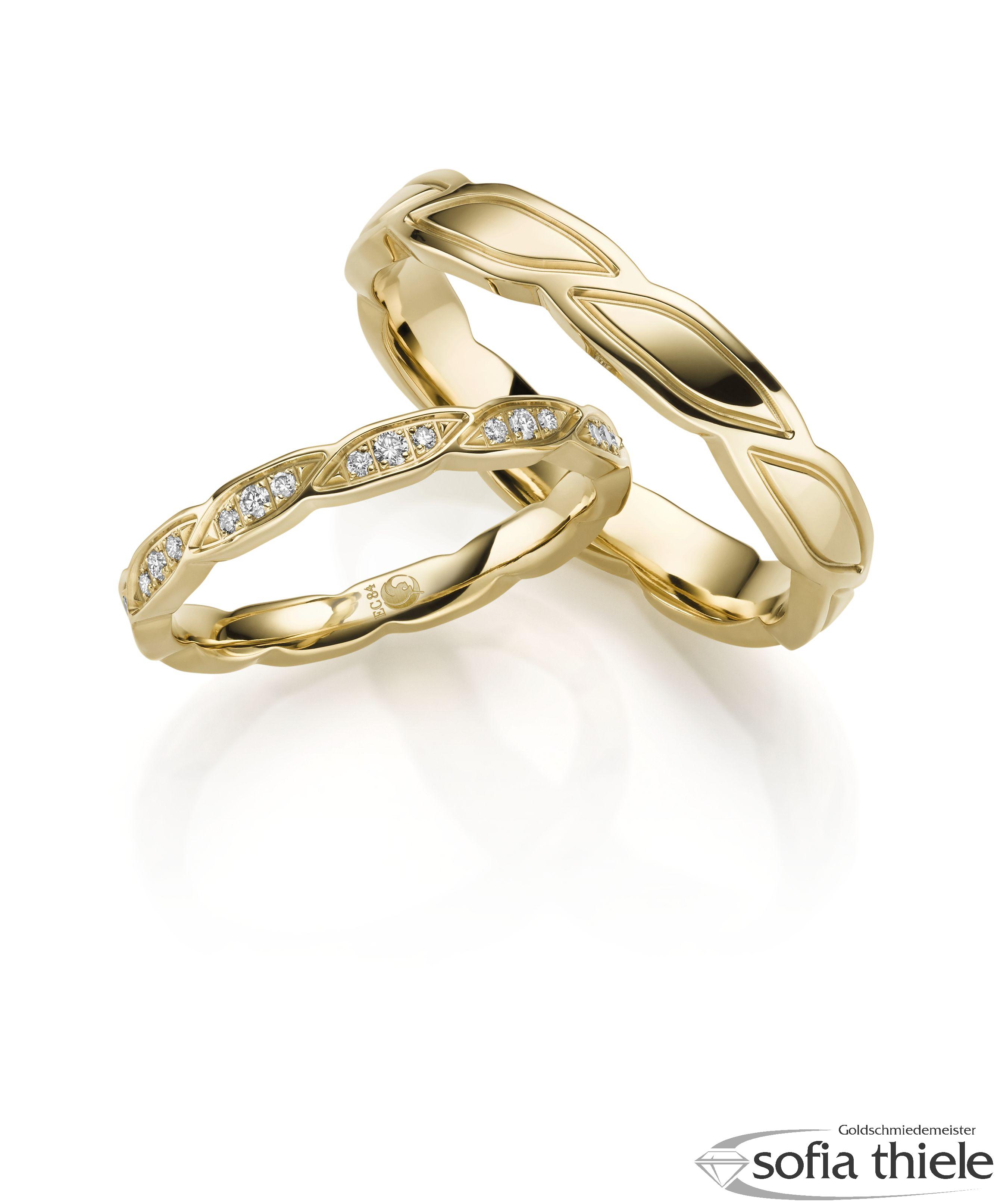 Trauringe Gold Paar RU-1705-1-585G