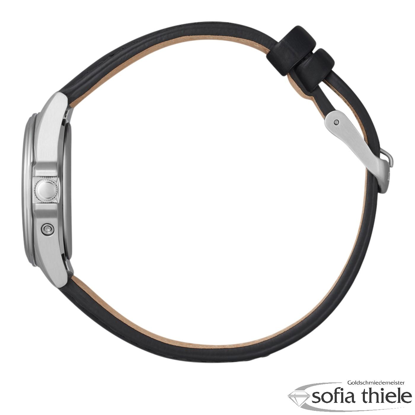 Damenuhr Lederband Funk EC1180-14A