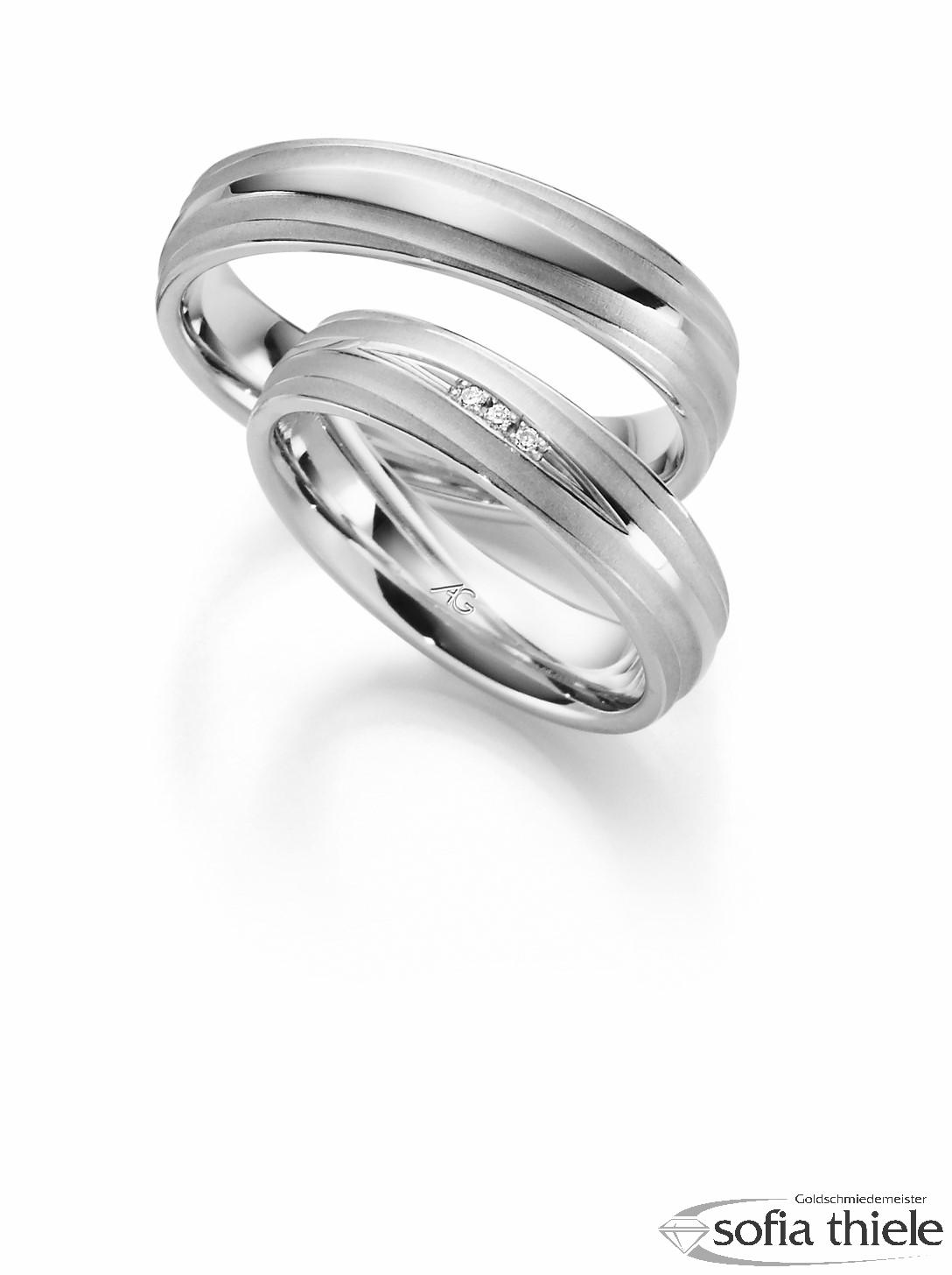 Trauringe Gold Paar G-28629-5-375W