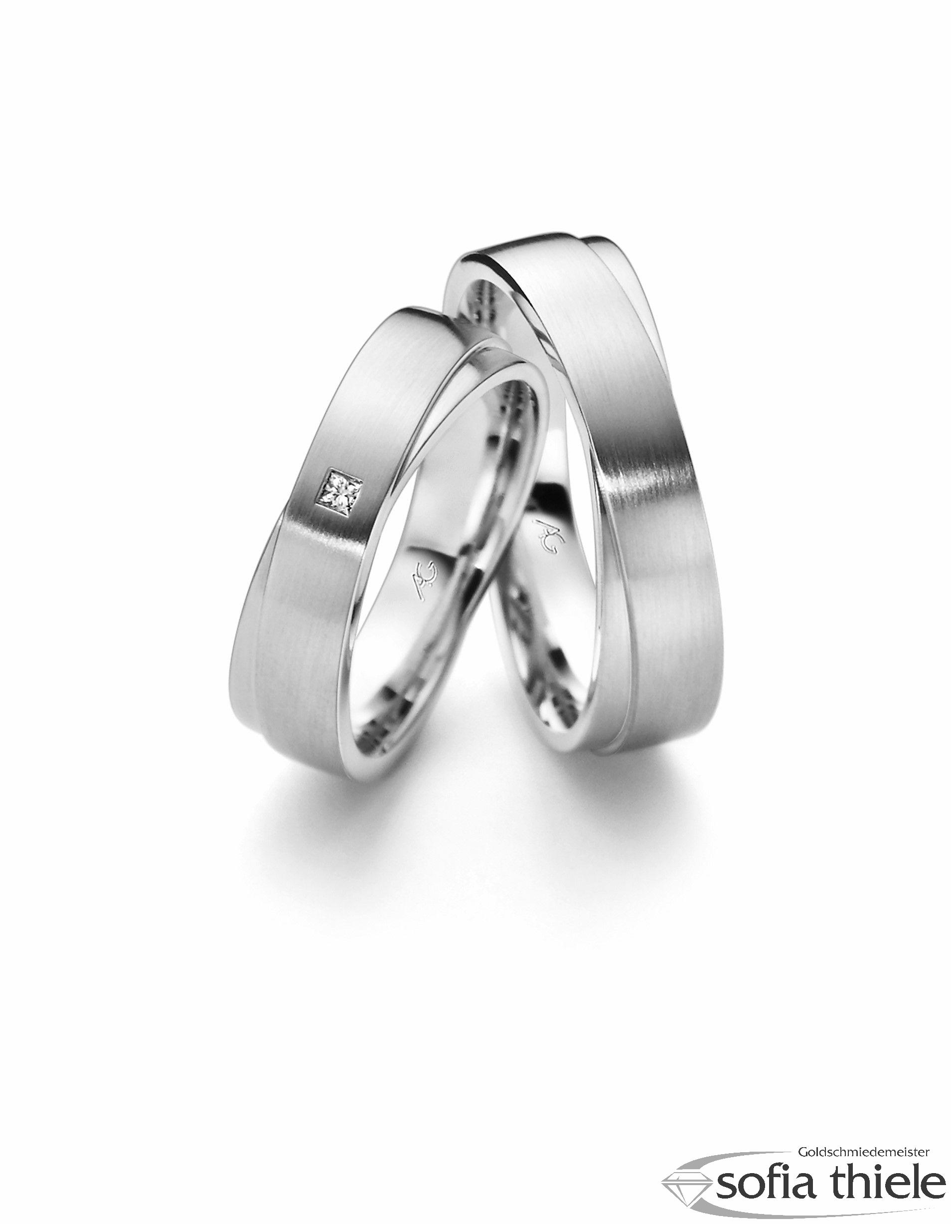 Trauringe Gold Paar G-28419-6,3-375W