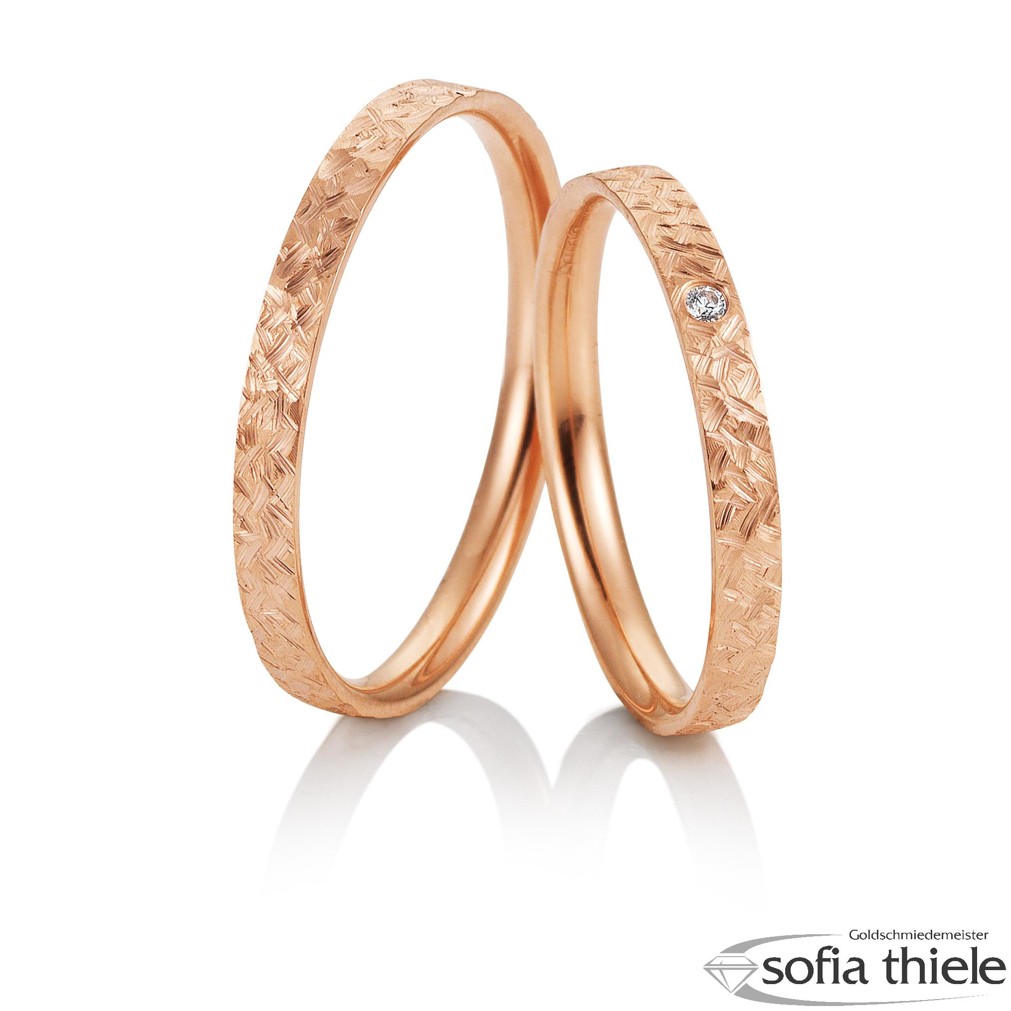 Trauringe Gold Paar 49-81783-585R