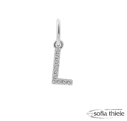 Kettenanhänger Silber m. Zirk. XS10450W-L