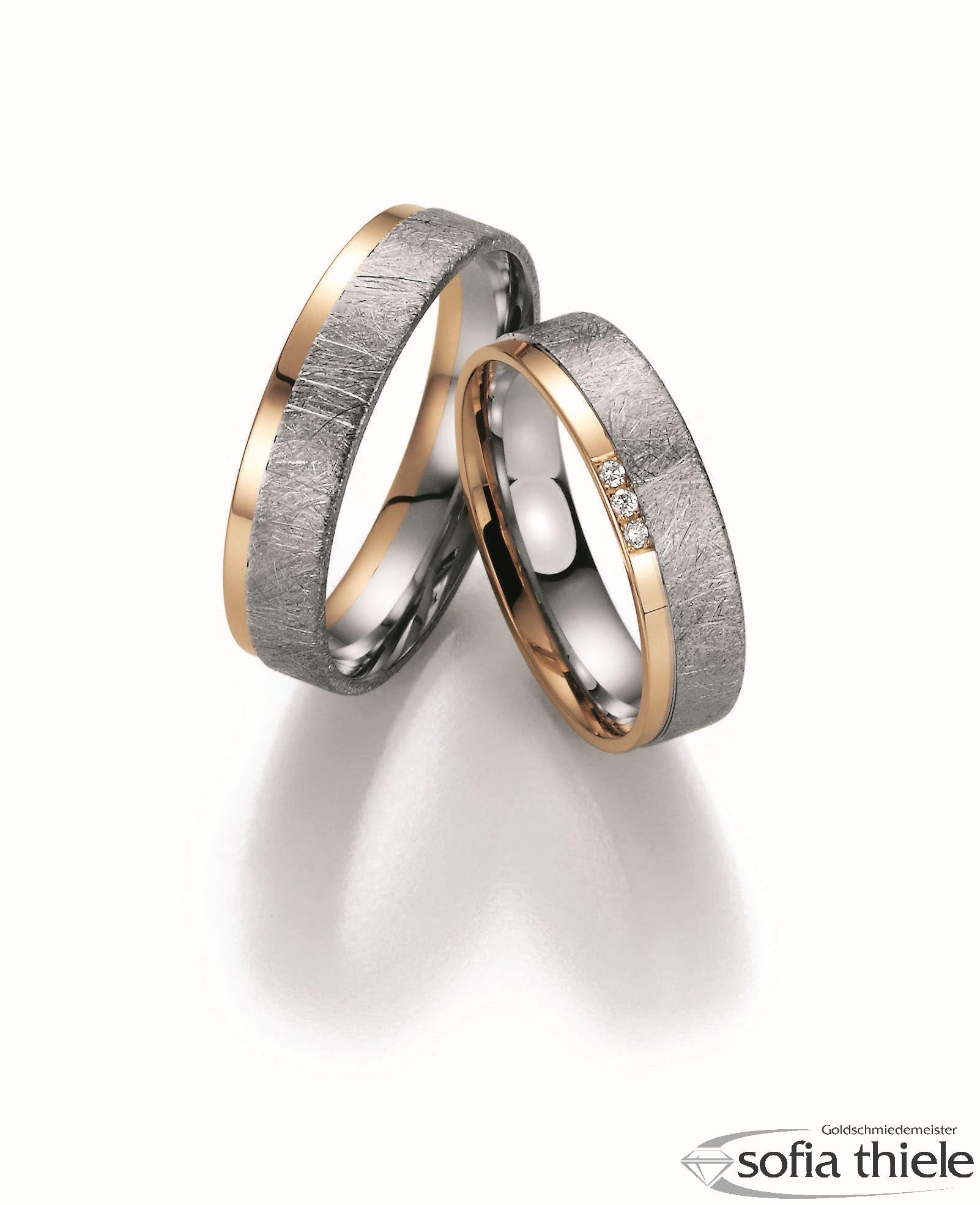 Trauring Palladium Paar 88406