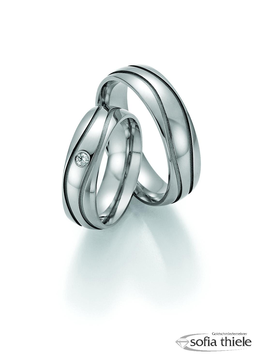 Trauringe Titan Paar 77-20130-060