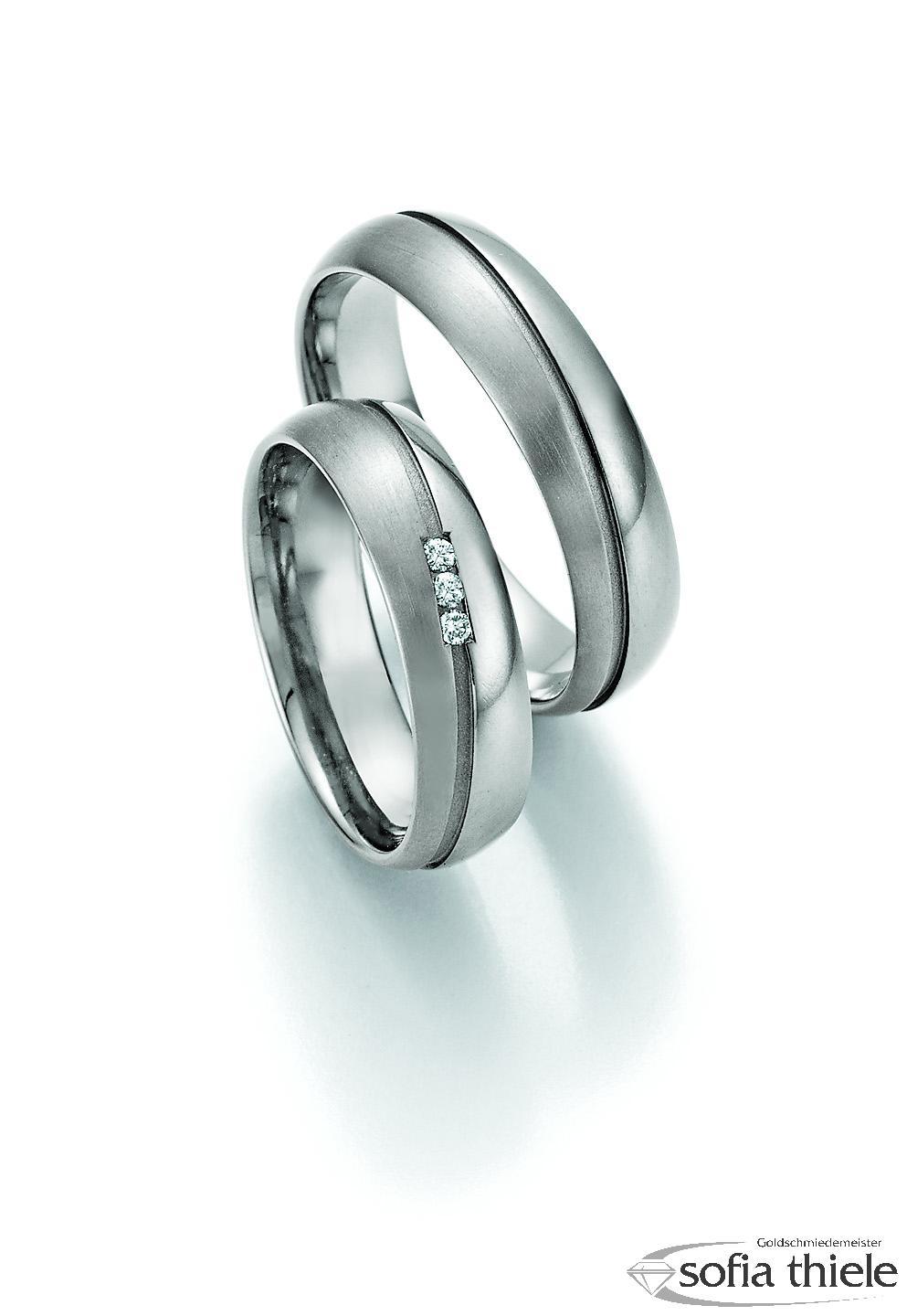 Trauringe Titan Paar 77-20150-055