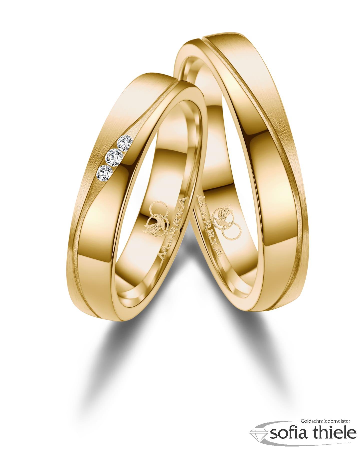 Trauringe Titan Paar TI-35